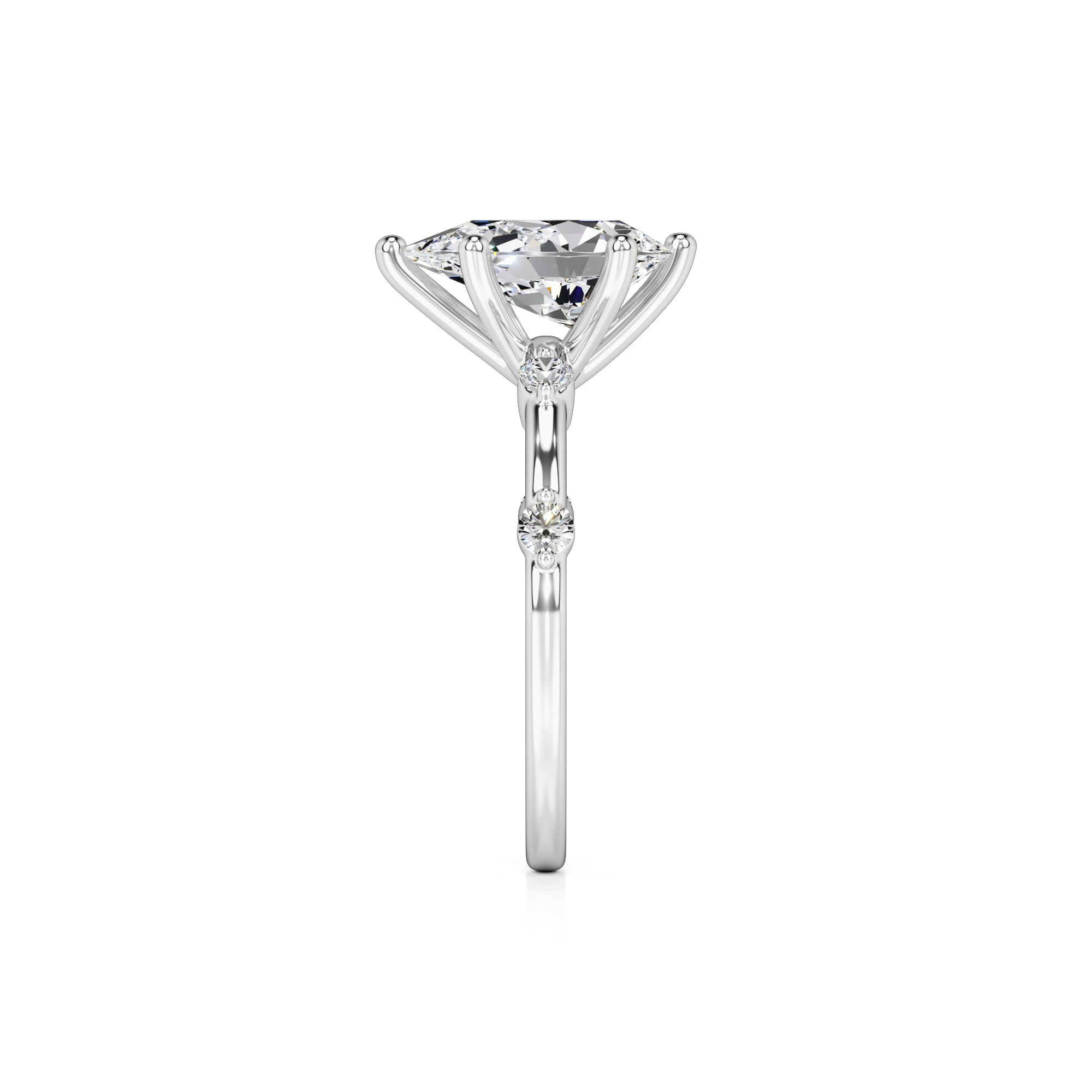 Paloma Lab Grown Diamond Ring | White Gold | 4