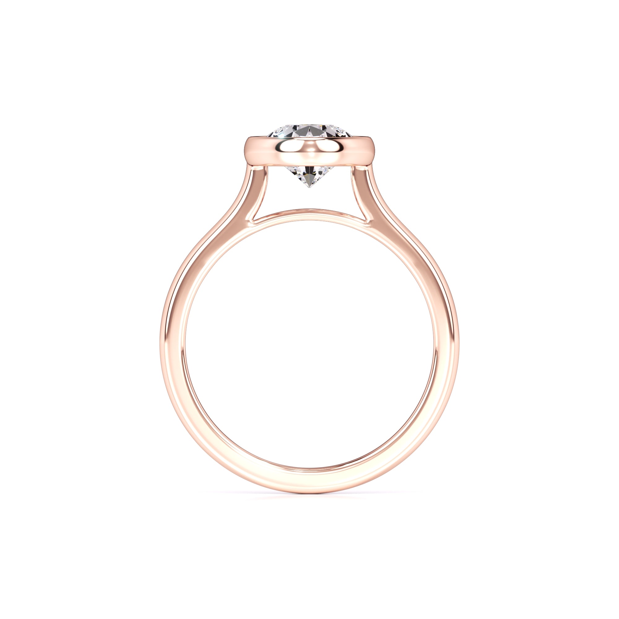 Hailey Moissanite Ring | Rose Gold | 4