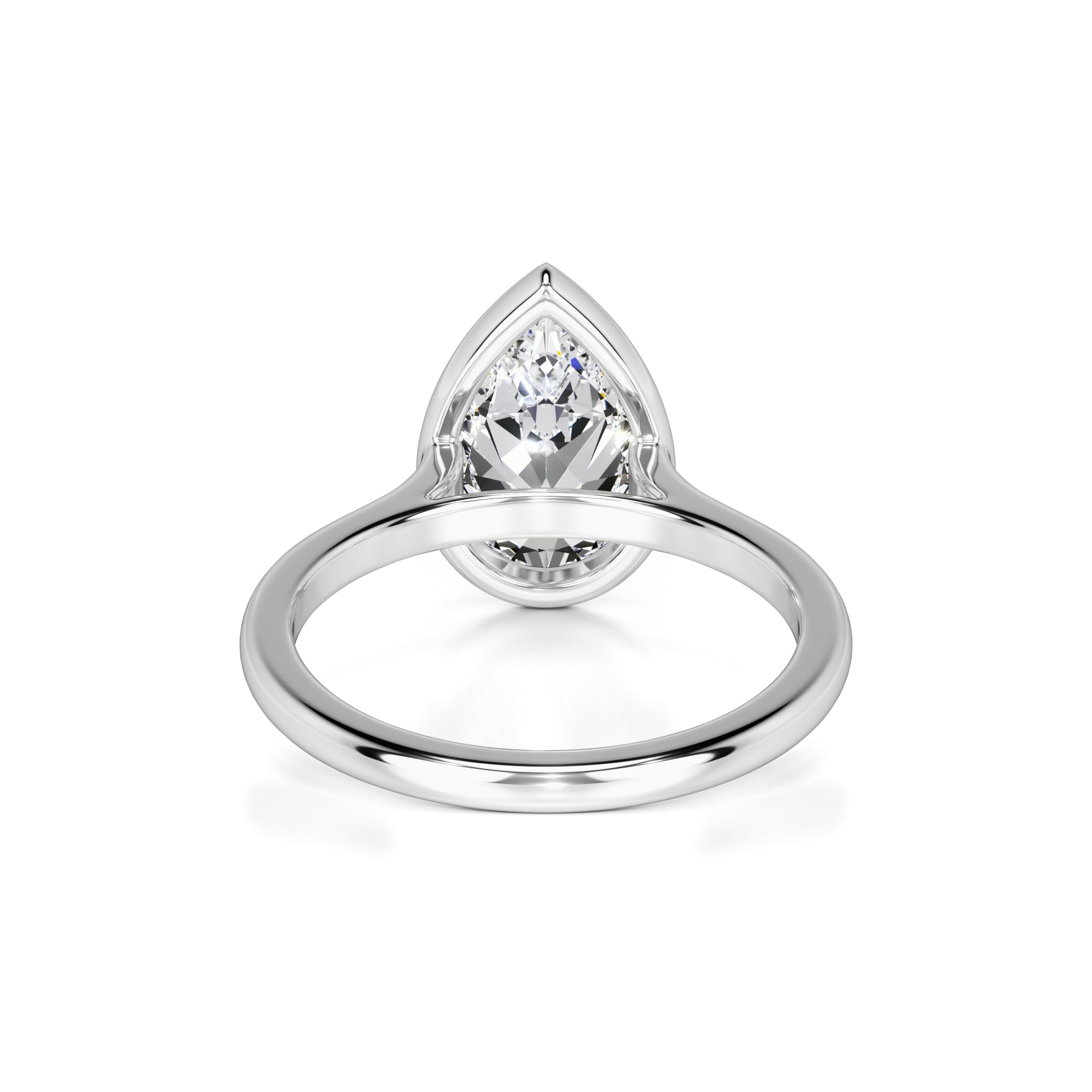Hailey Moissanite Ring | White Gold | 3