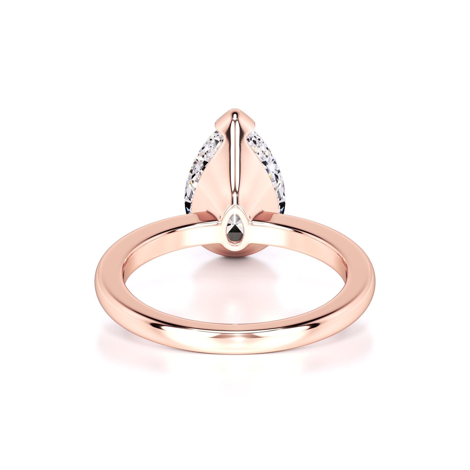 Jada Moissanite Ring | Rose Gold | 3