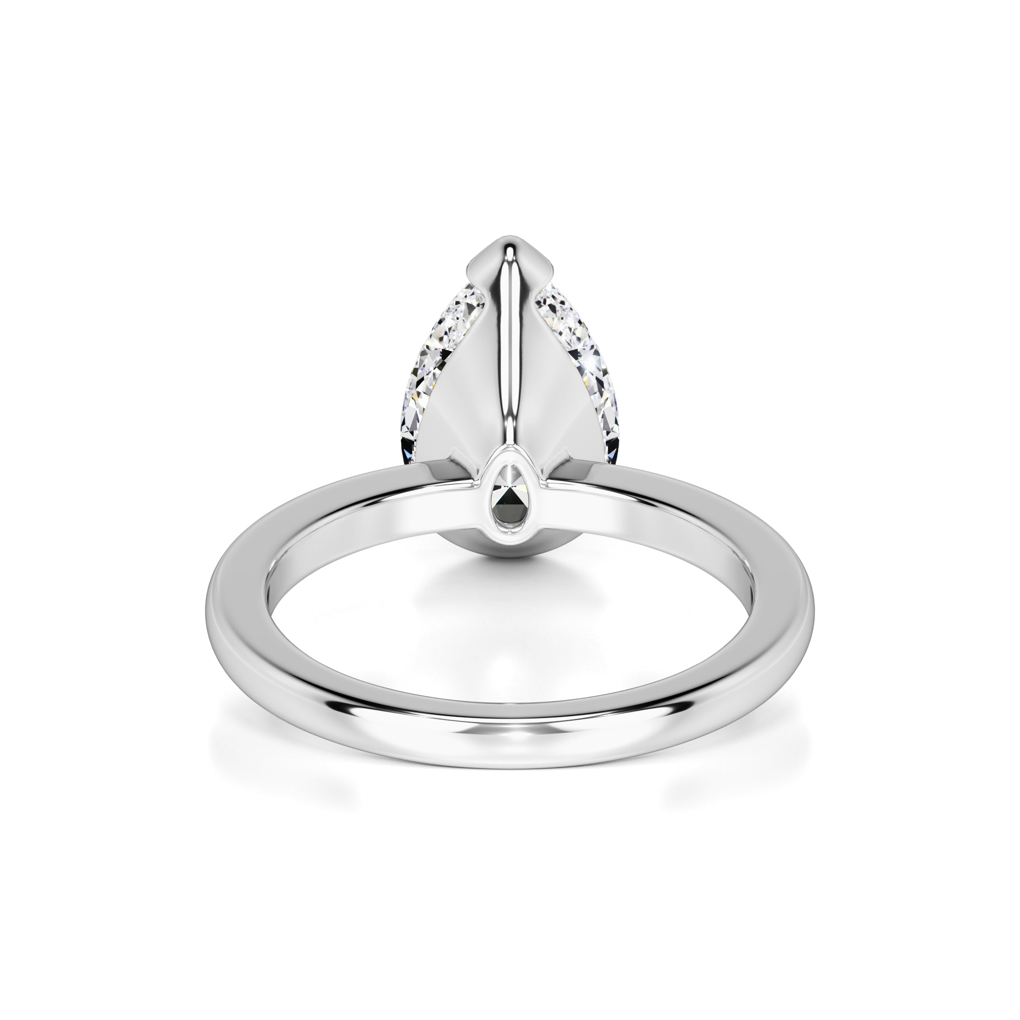Jada Moissanite Ring | White Gold | 3