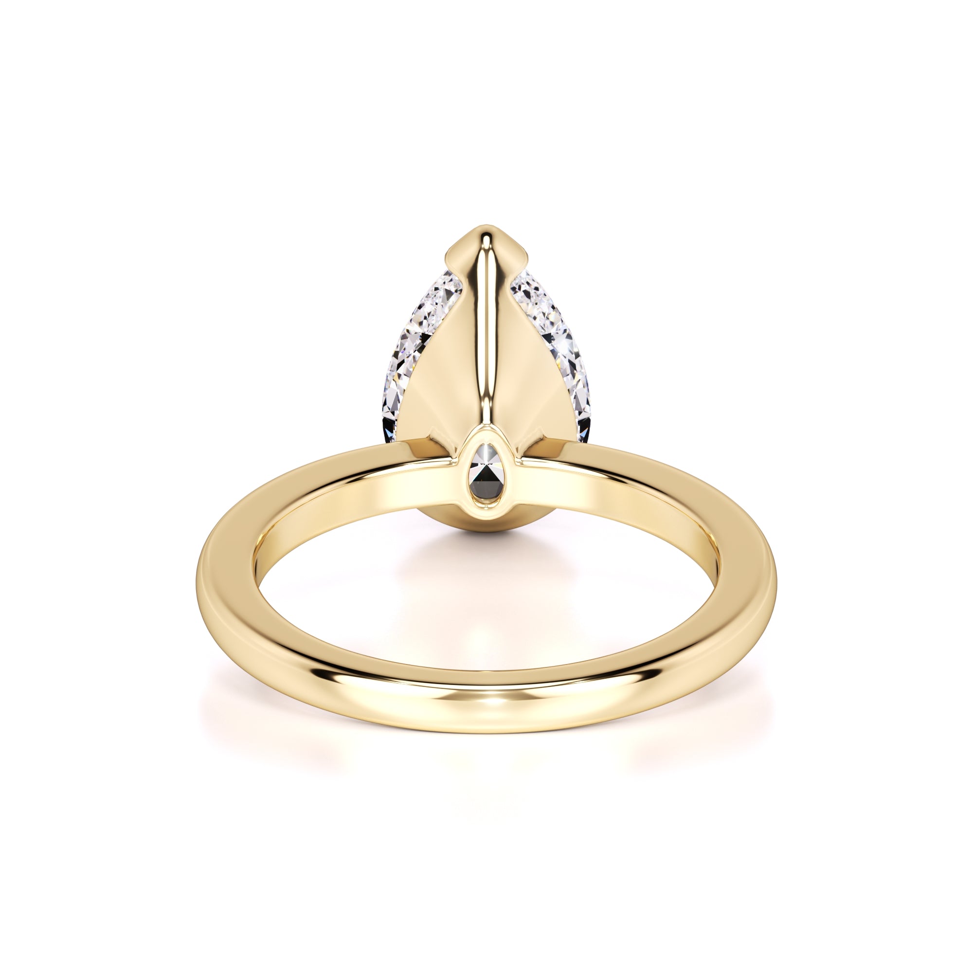 Jada Moissanite Ring | Yellow Gold | 3