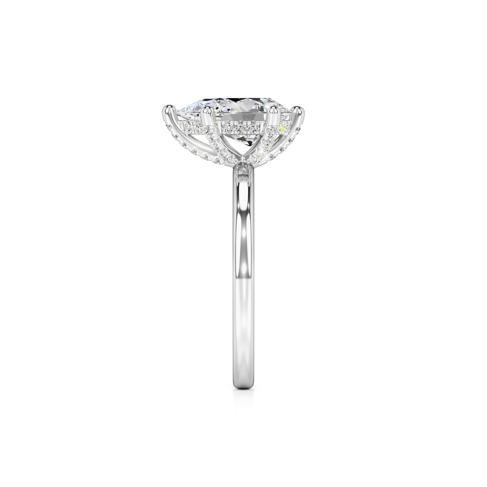 Jocelyn Lab Grown Diamond Ring | White Gold | 4