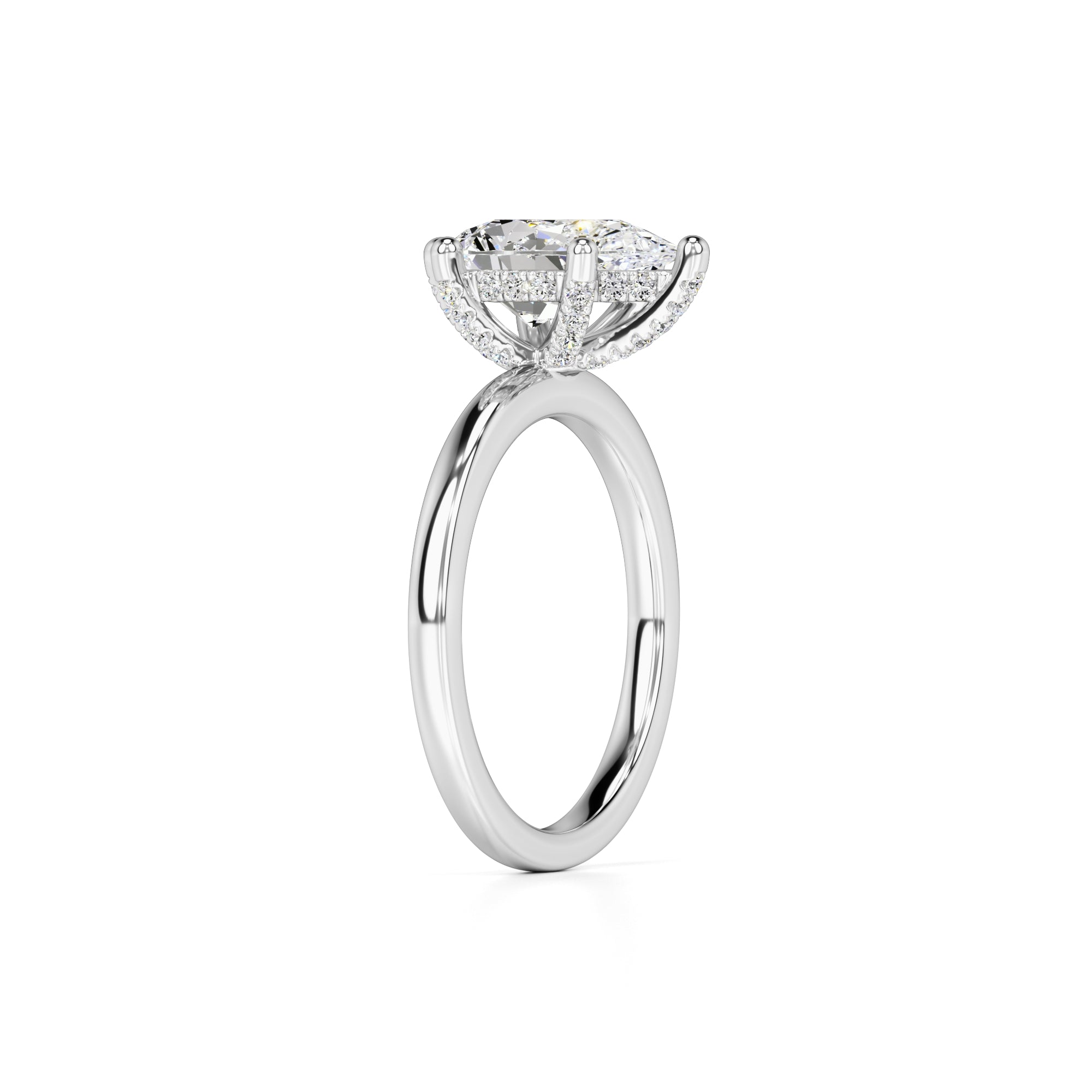 Jocelyn Lab Grown Diamond Ring | White Gold | 3