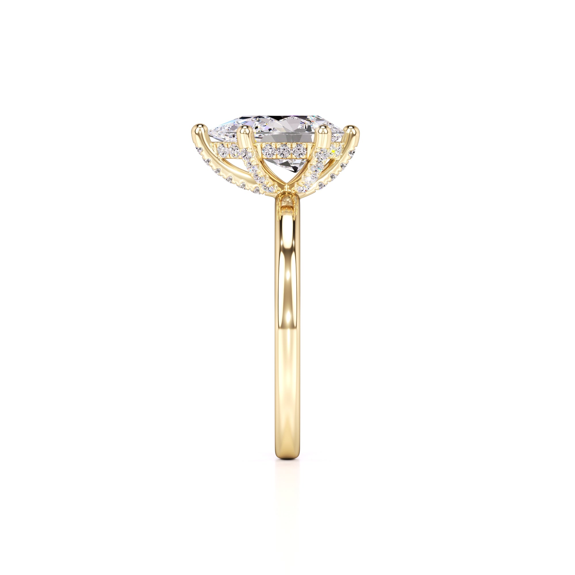 Jocelyn Lab Grown Diamond Ring | Yellow Gold | 4