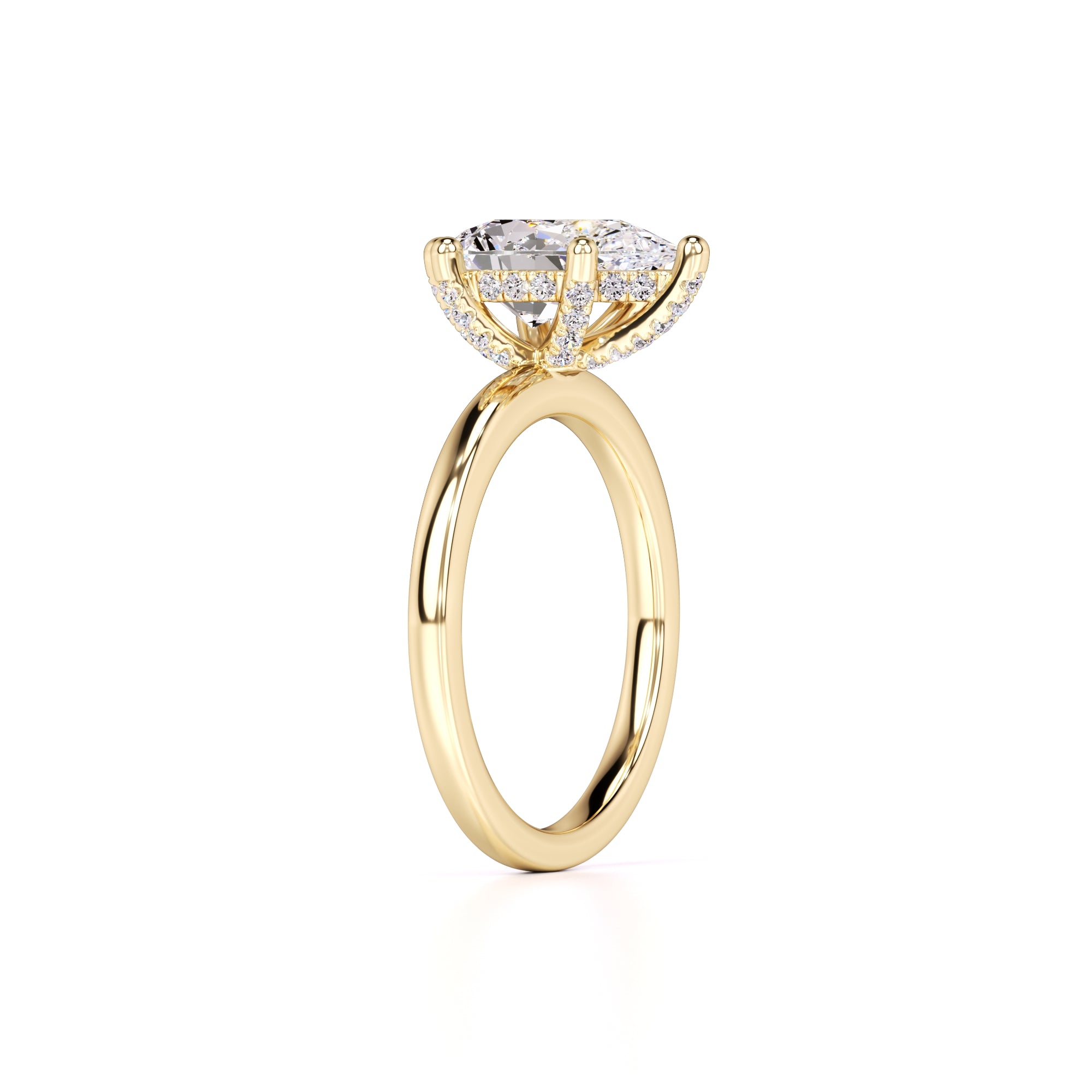 Jocelyn Lab Grown Diamond Ring | Yellow Gold | 3