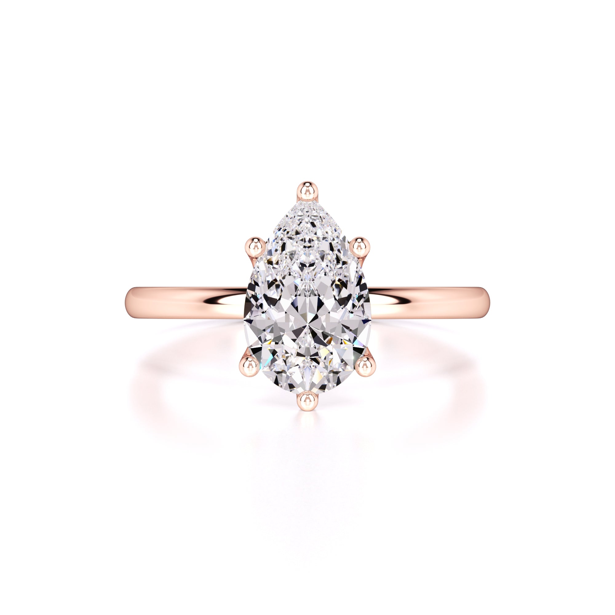 Kinsley Moissanite Ring | Rose Gold | 1