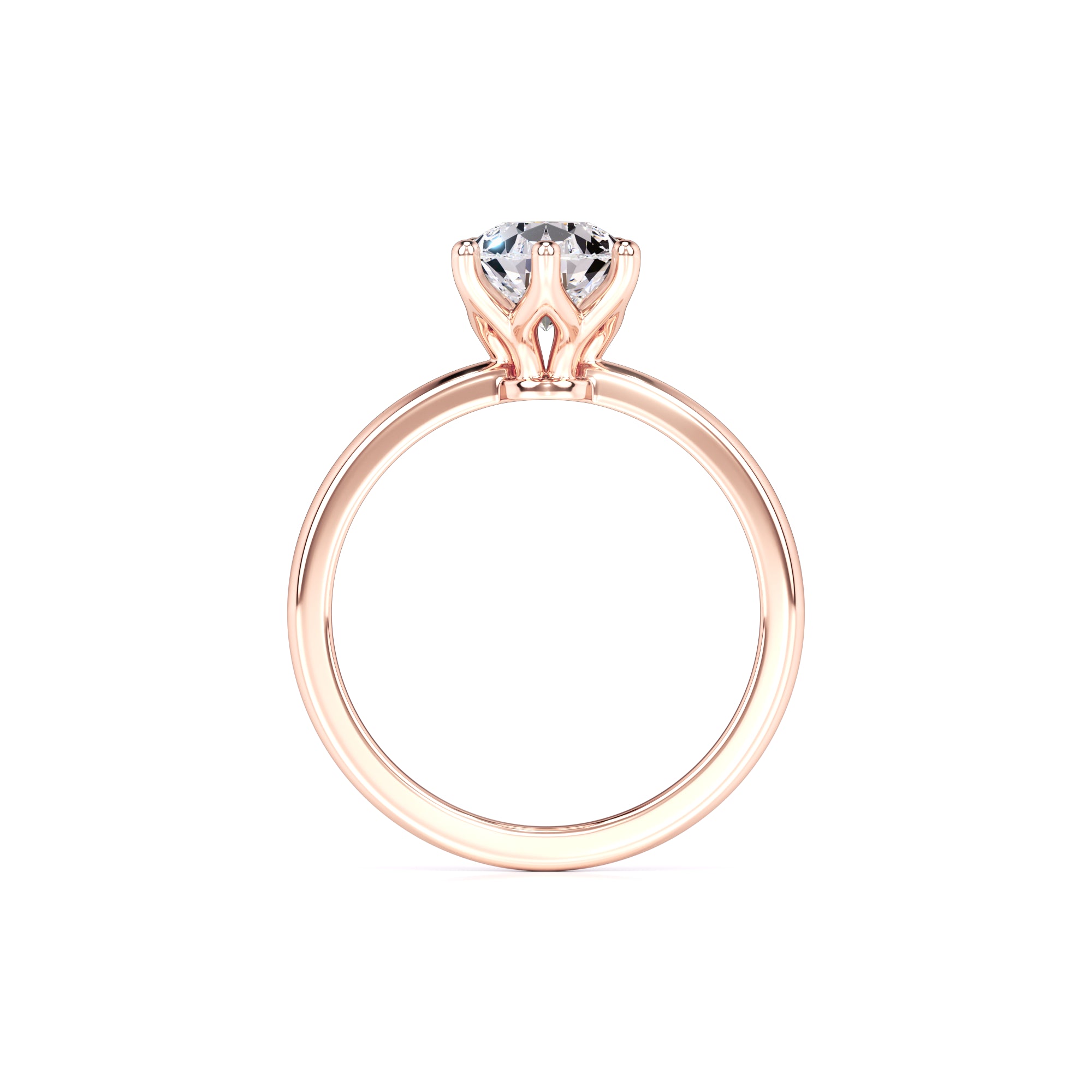 Kinsley Moissanite Ring | Rose Gold | 4