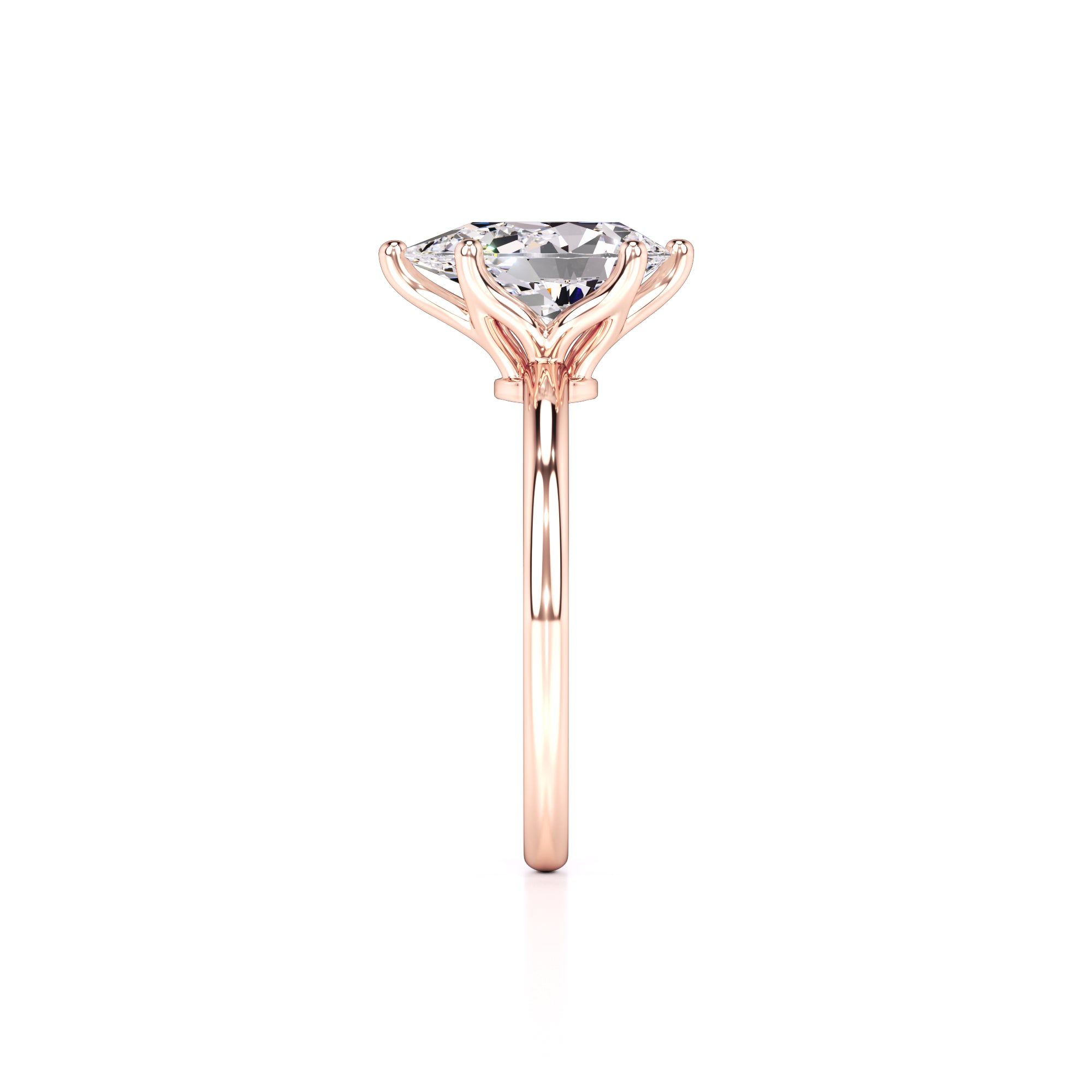 Kinsley Lab Grown Diamond Ring | Rose Gold | 4