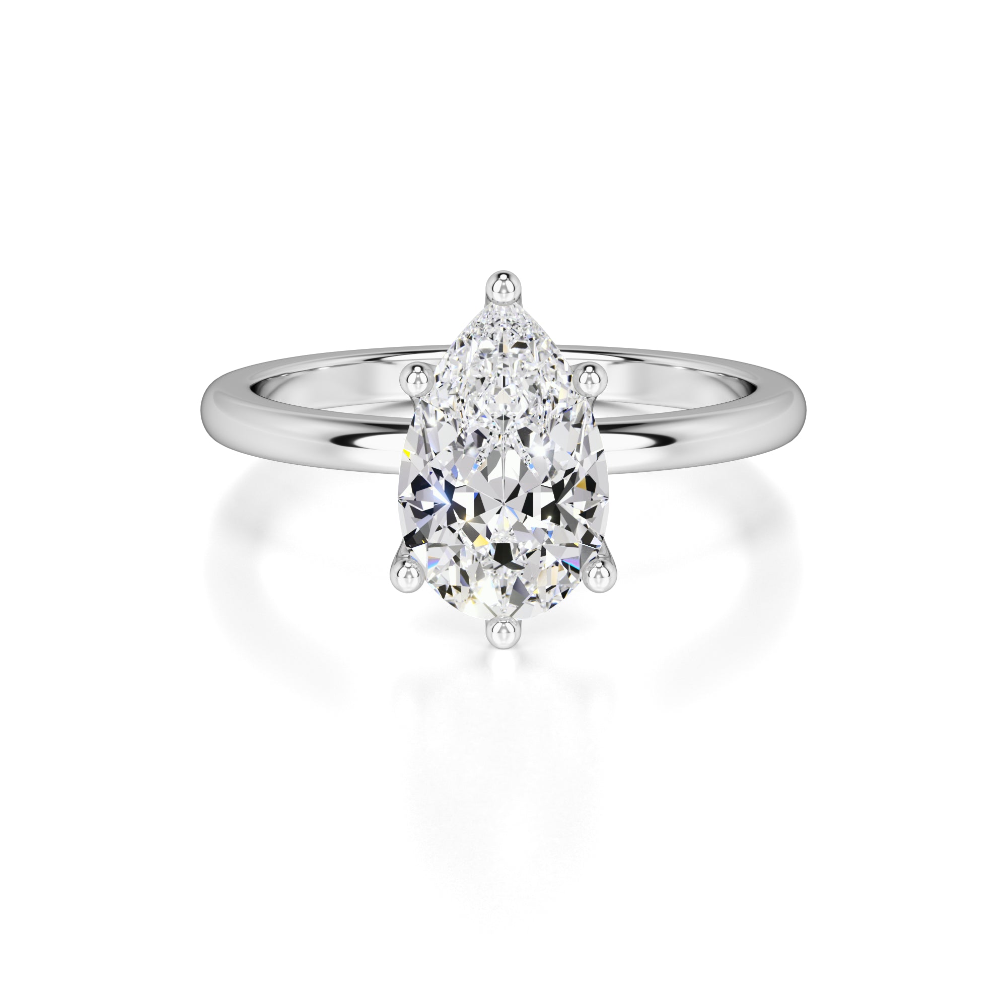 Kinsley Lab Grown Diamond Ring | White Gold | 1