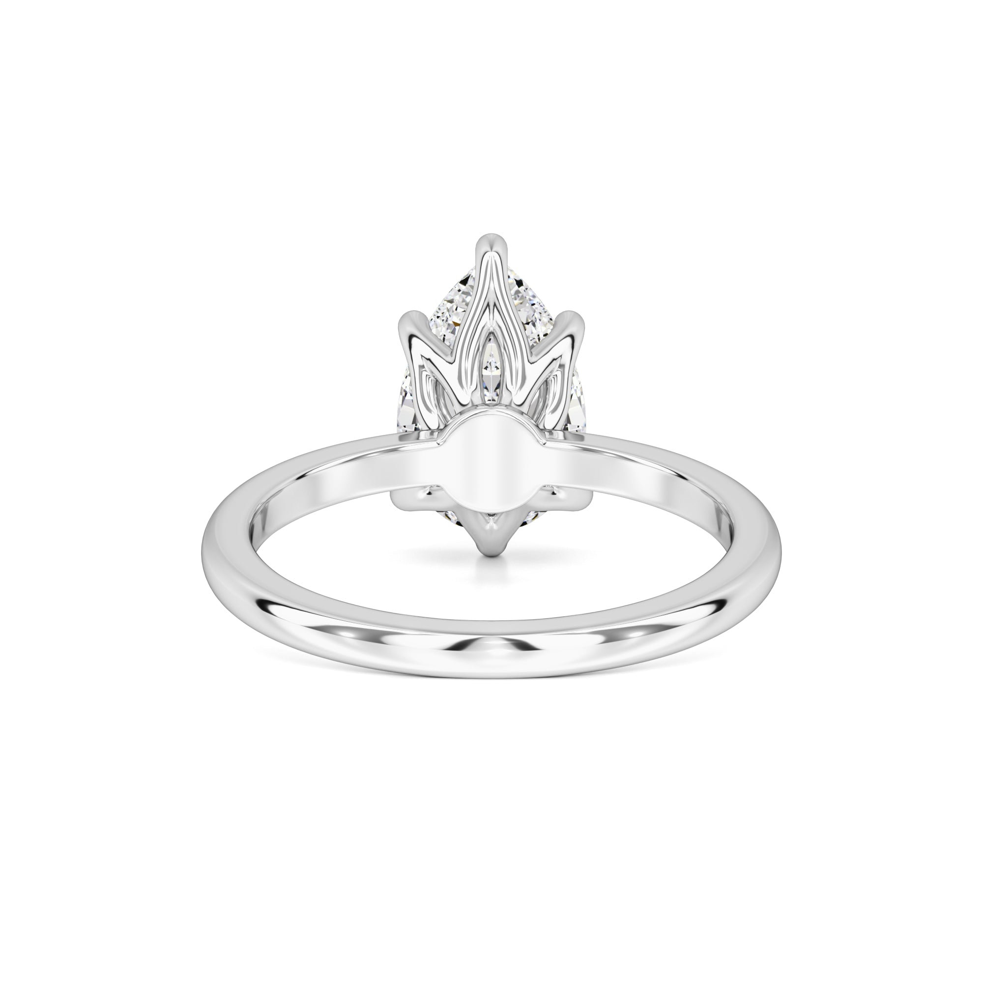 Kinsley Moissanite Ring | White Gold | 3
