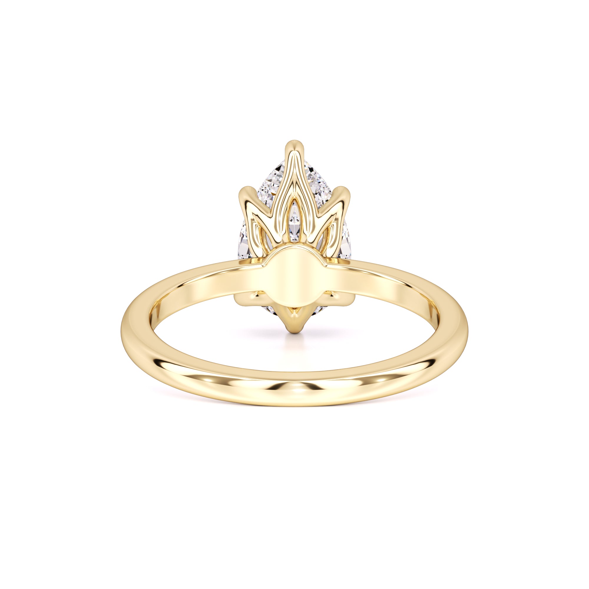 Kinsley Moissanite Ring | Yellow Gold | 3