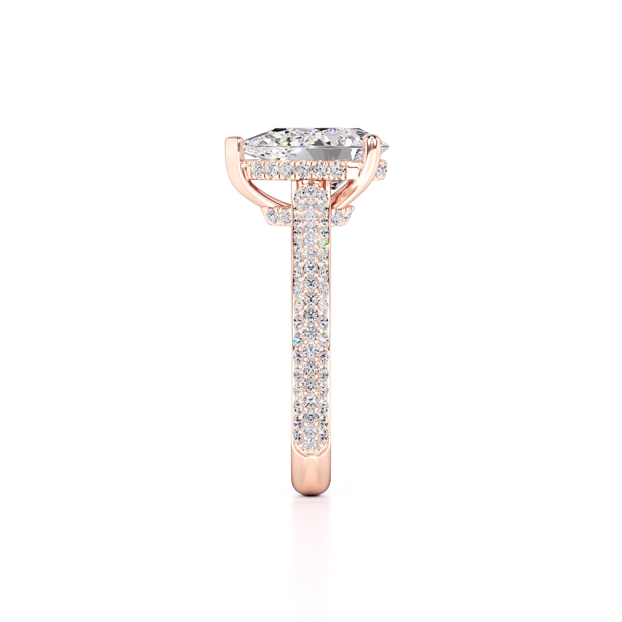 Lilyana Lab Grown Diamond Ring | Rose Gold | 4