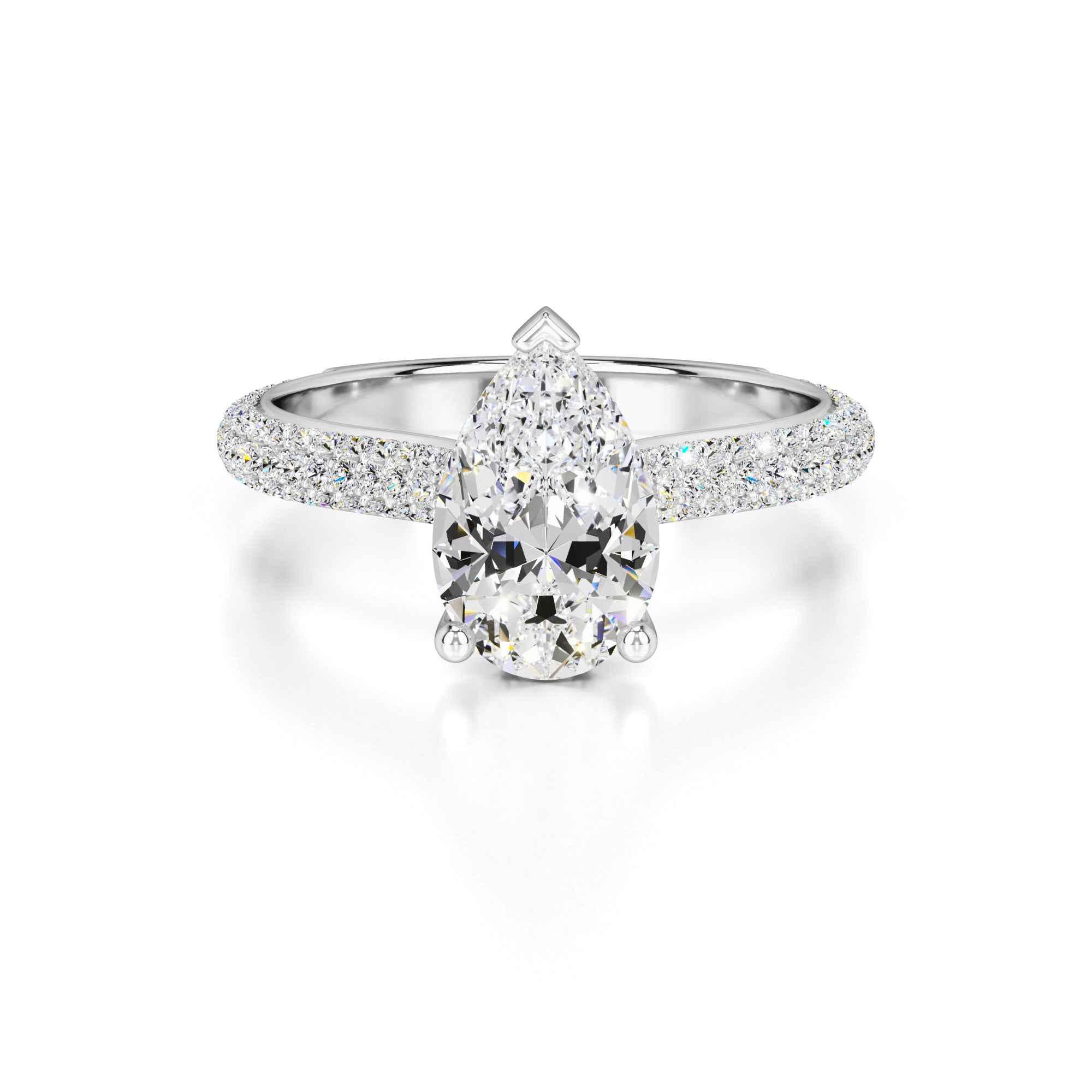 Lilyana Lab Grown Diamond Ring | White Gold | 1