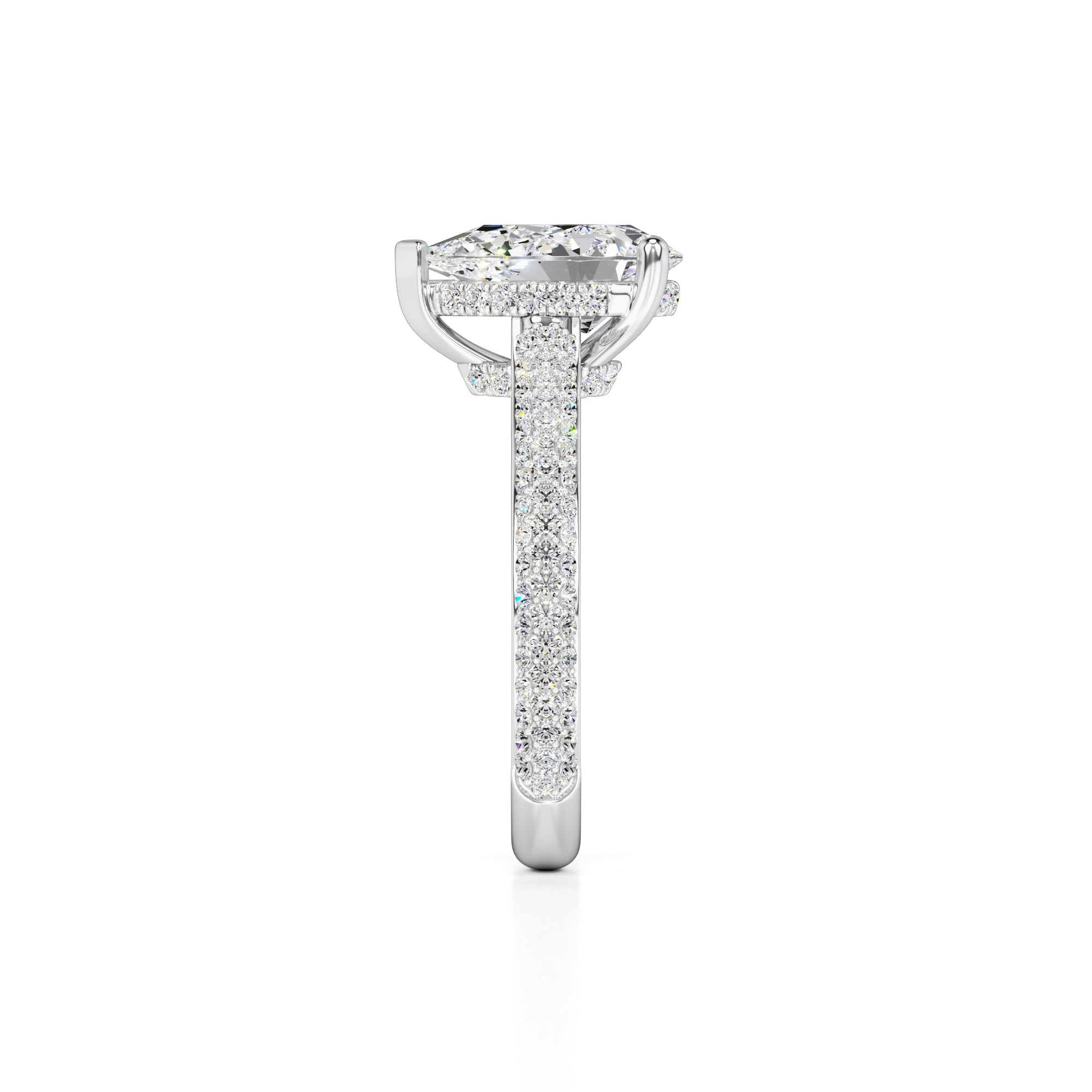 Lilyana Lab Grown Diamond Ring | White Gold | 4