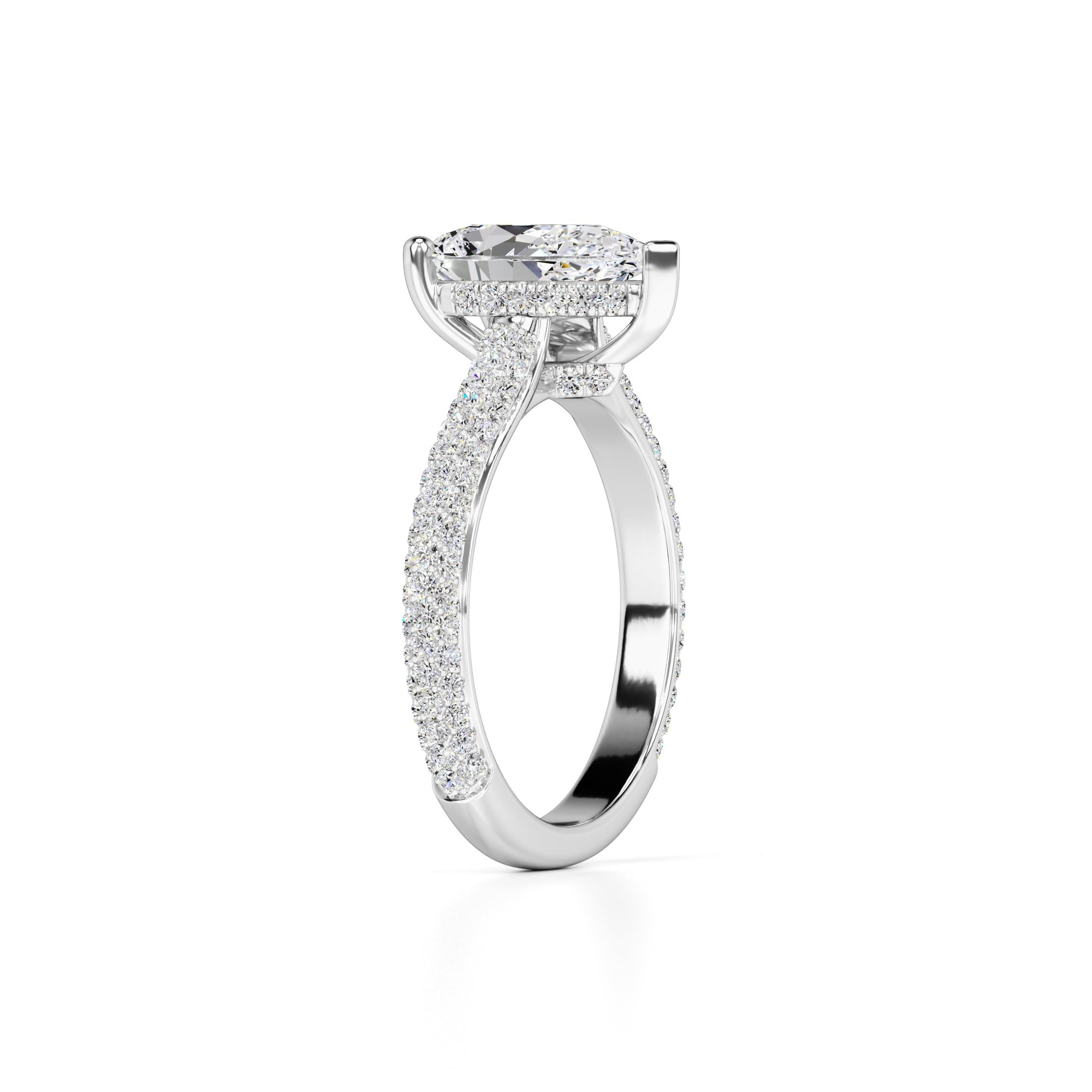 Lilyana Lab Grown Diamond Ring | White Gold | 3