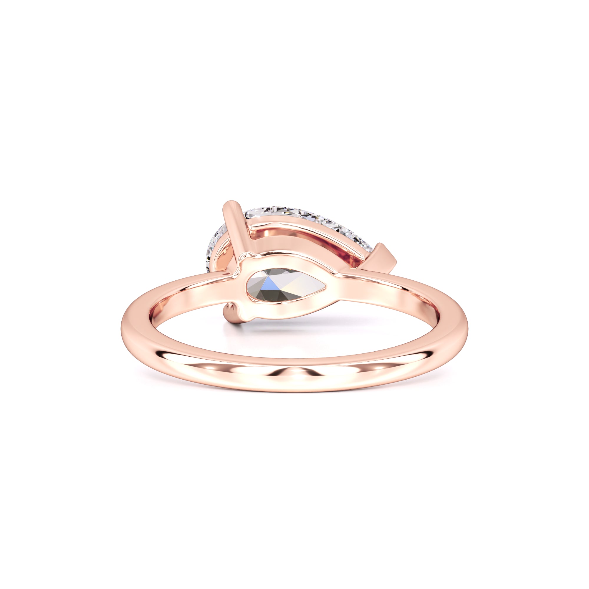 London Moissanite Ring | Rose Gold | 3