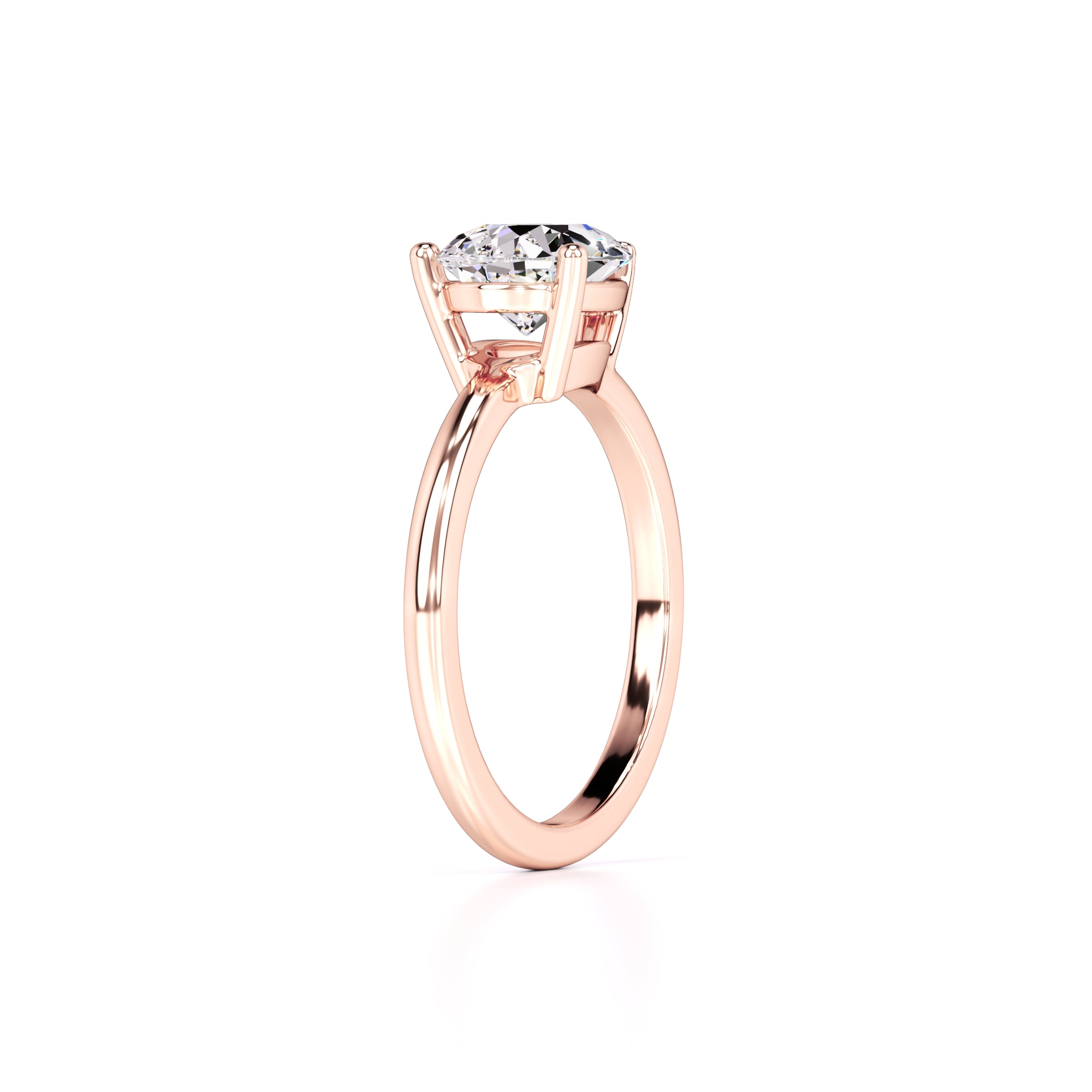 London Lab Grown Diamond Ring | Rose Gold | 3