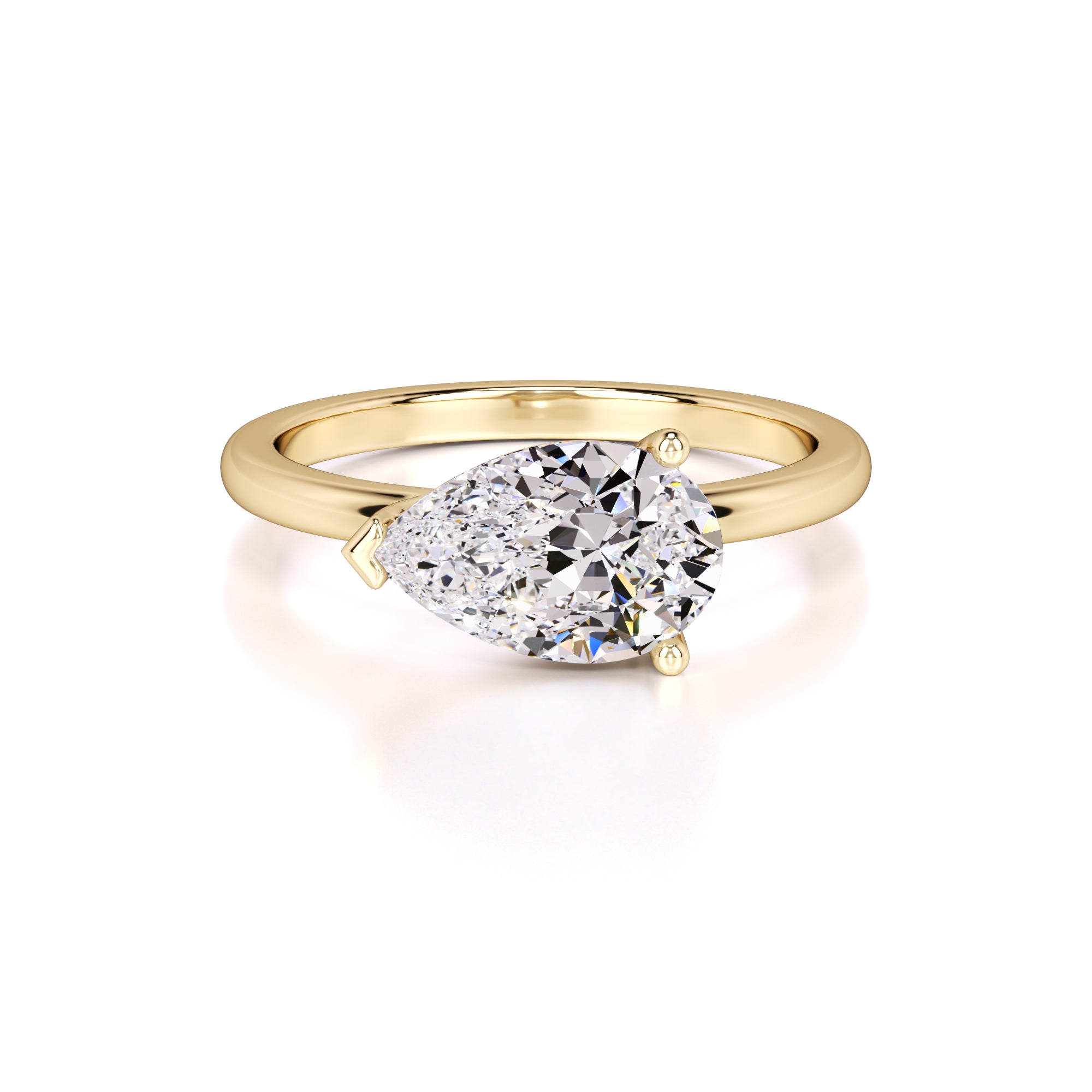 London Lab Grown Diamond Ring | Yellow Gold | 1