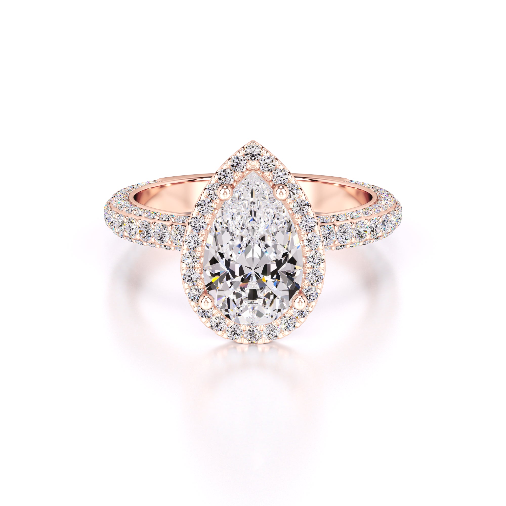 Mackenzie Lab Grown Diamond Ring | Rose Gold | 1