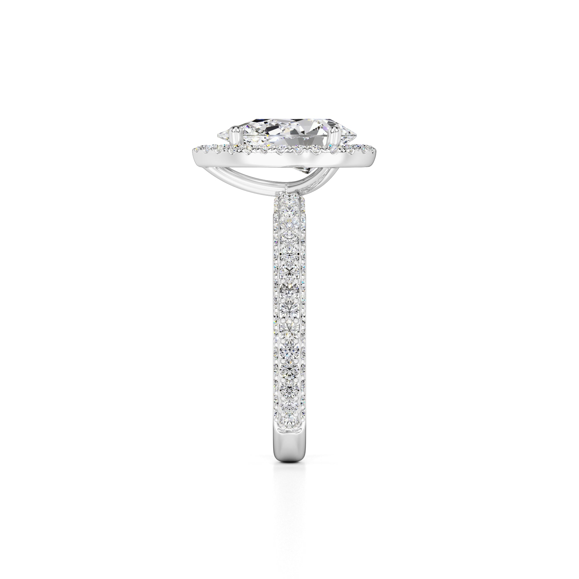 Mackenzie Lab Grown Diamond Ring | White Gold | 4