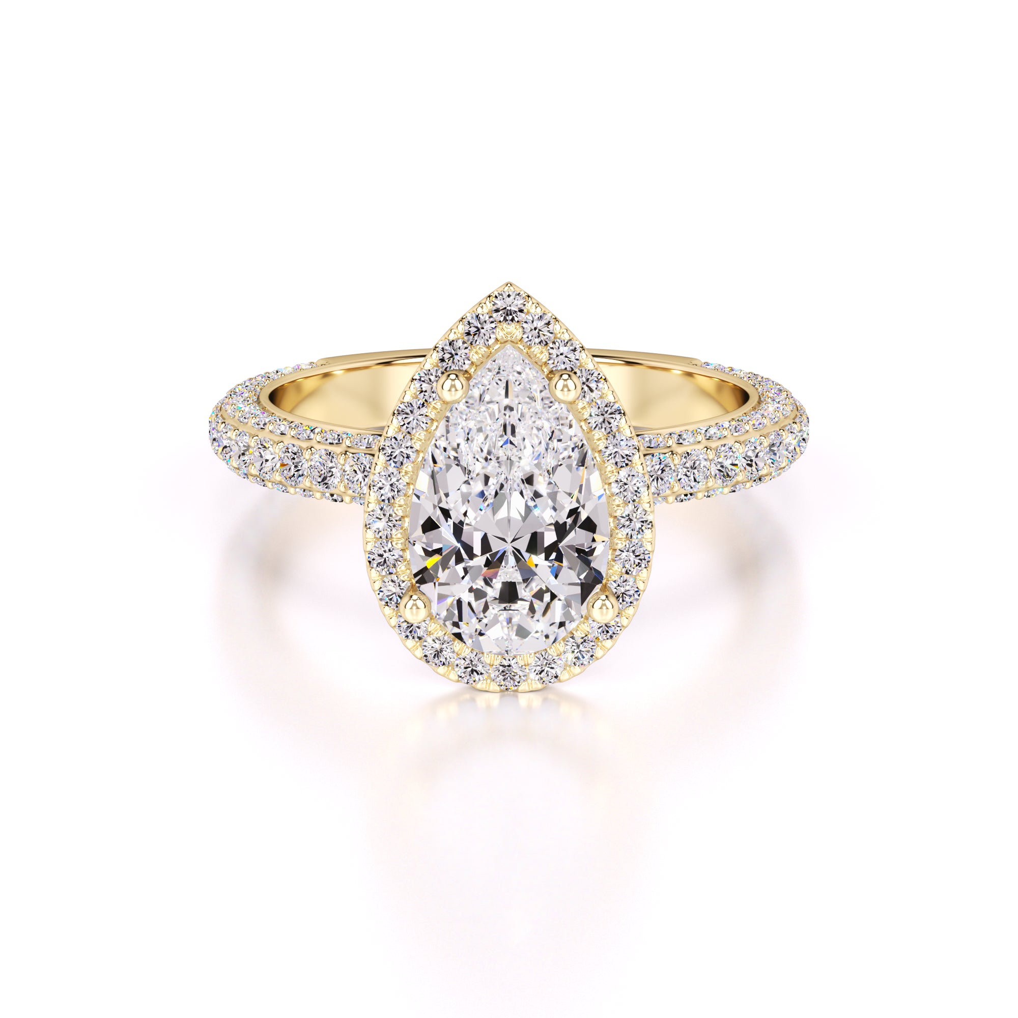 Mackenzie Lab Grown Diamond Ring | Yellow Gold | 1