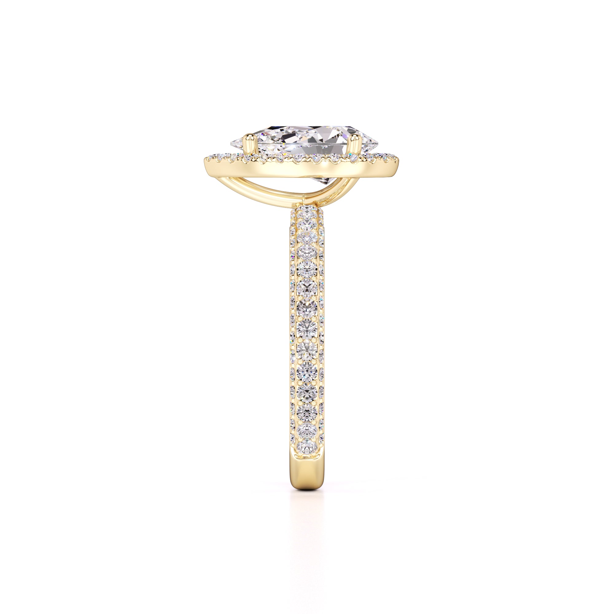 Mackenzie Lab Grown Diamond Ring | Yellow Gold | 4