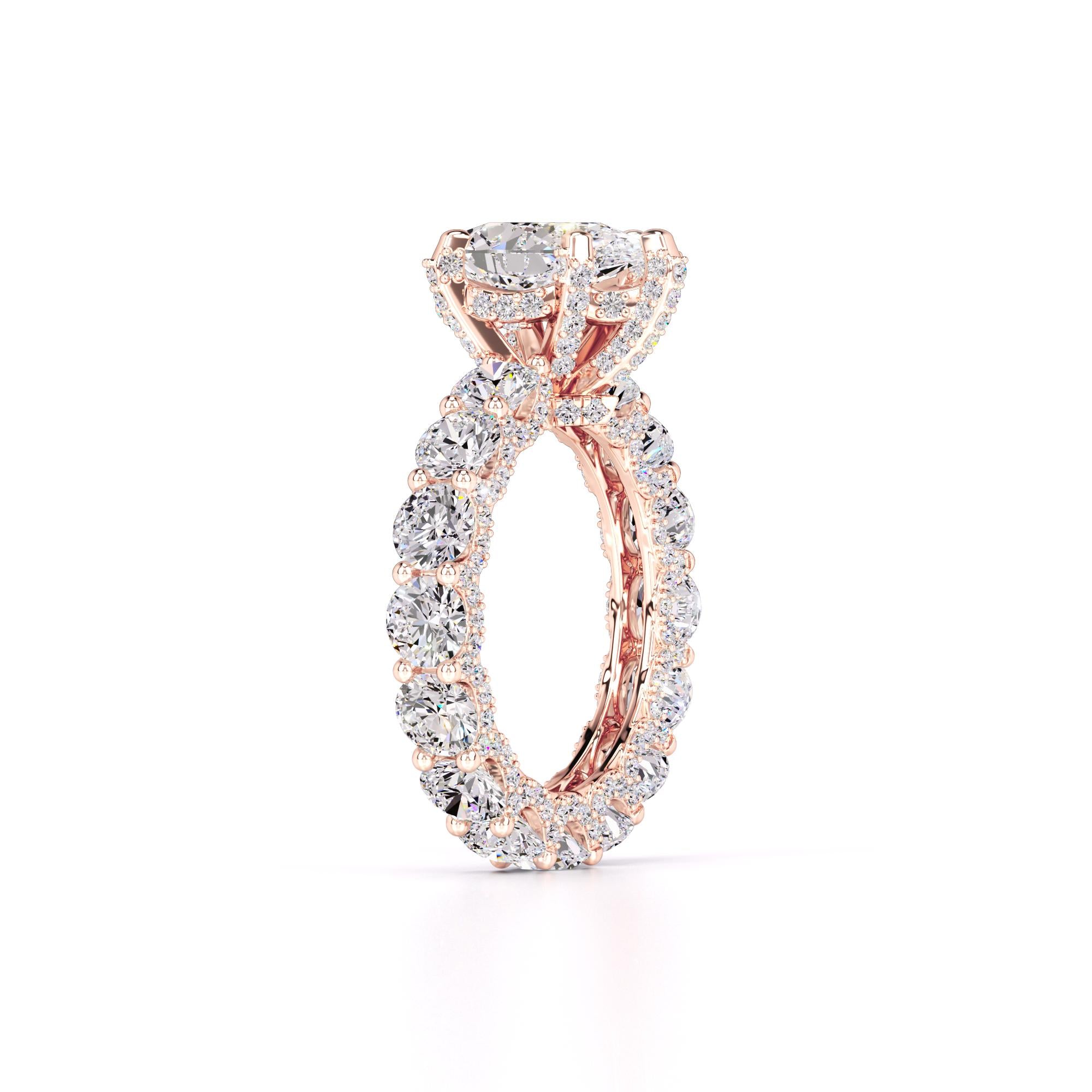 Scarlett Lab Grown Diamond Ring | Rose Gold | 3