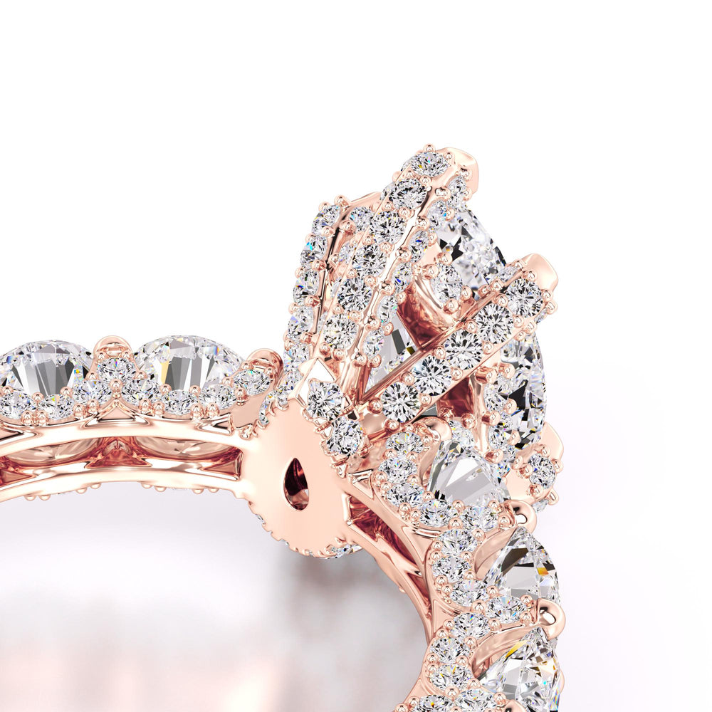 Scarlett Moissanite & Lab Grown Diamond Ring | Rose Gold | 2