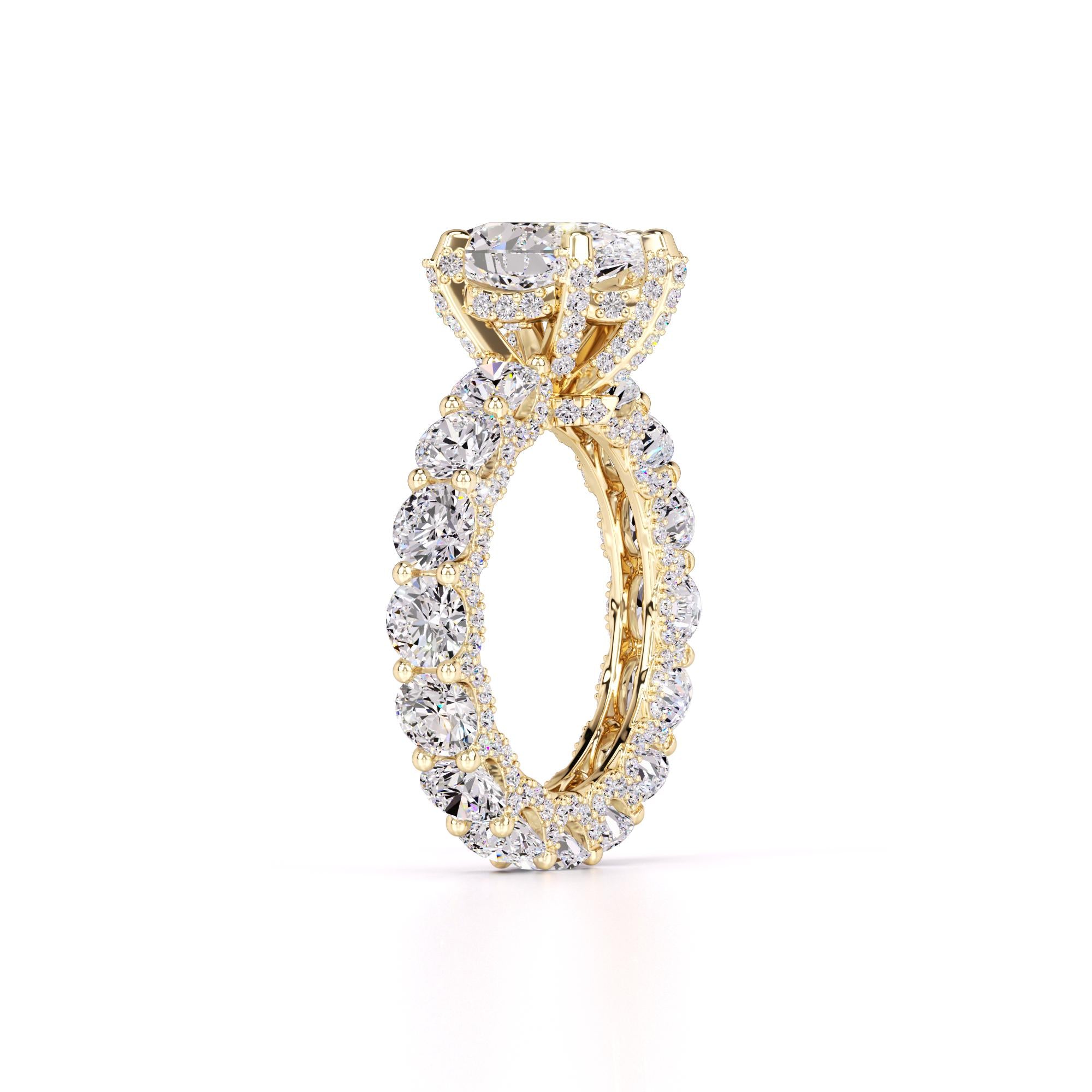 Scarlett Lab Grown Diamond Ring | Yellow Gold | 3