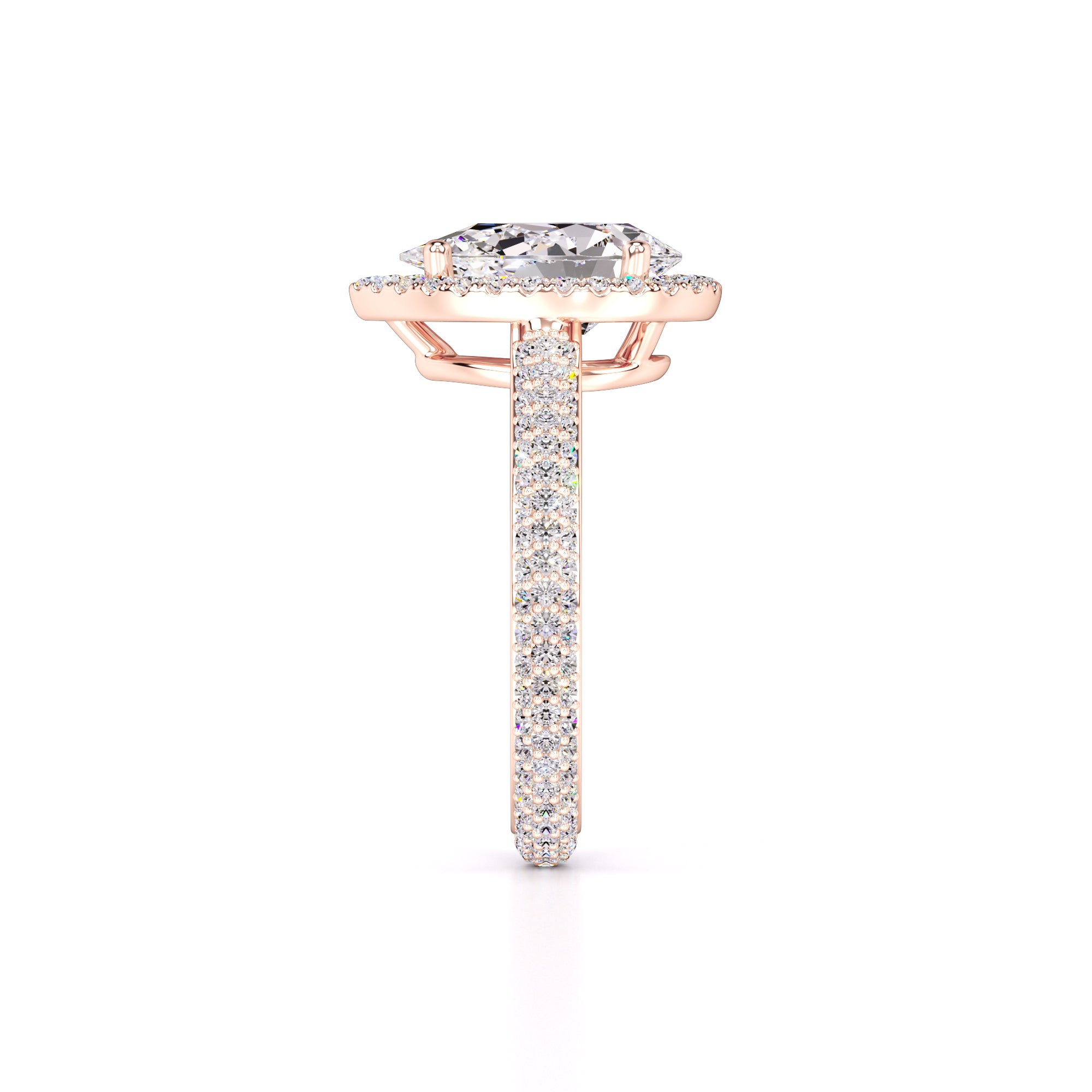 Megan Lab Grown Diamond Ring | Rose Gold | 4