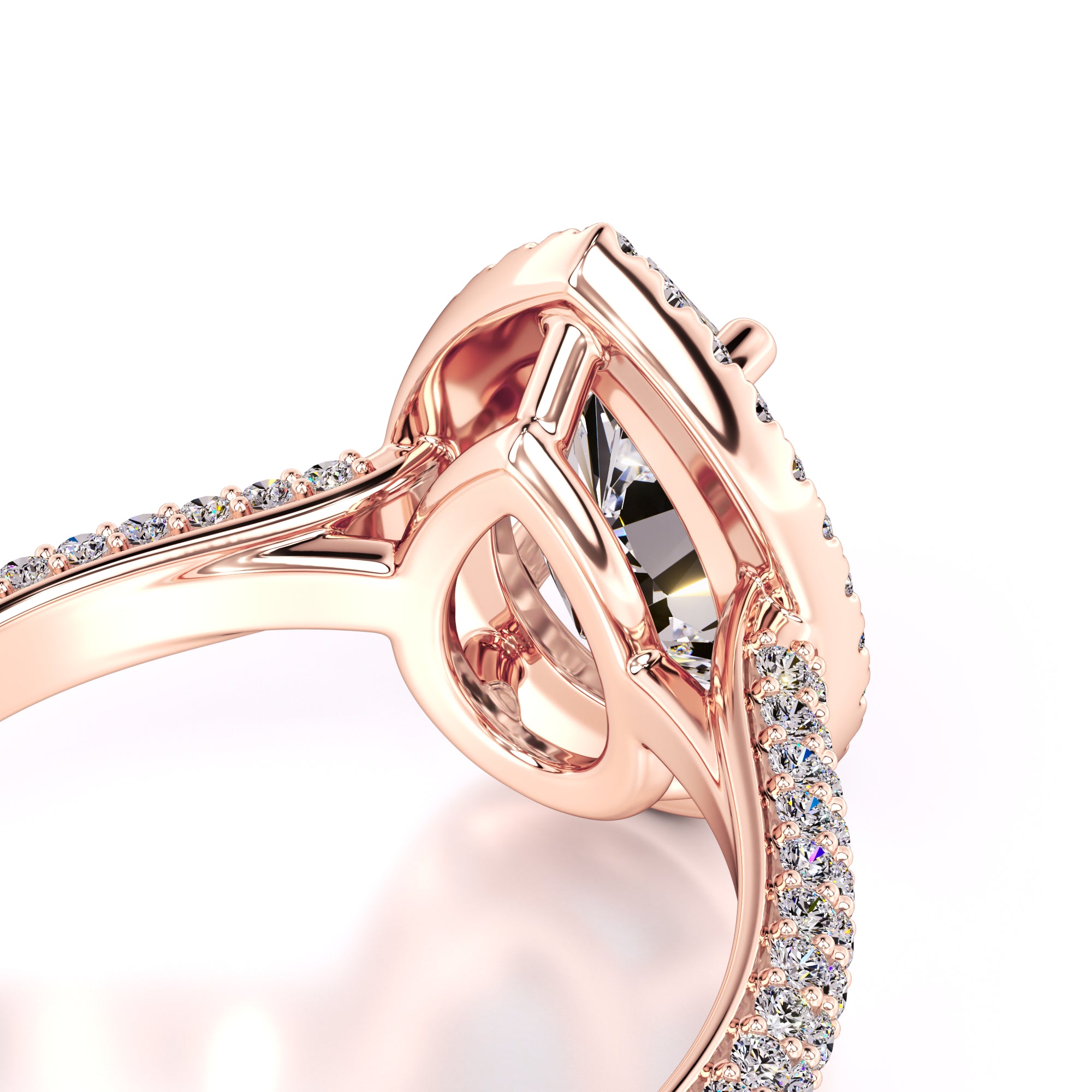Megan Lab Grown Diamond Ring | Rose Gold | 2