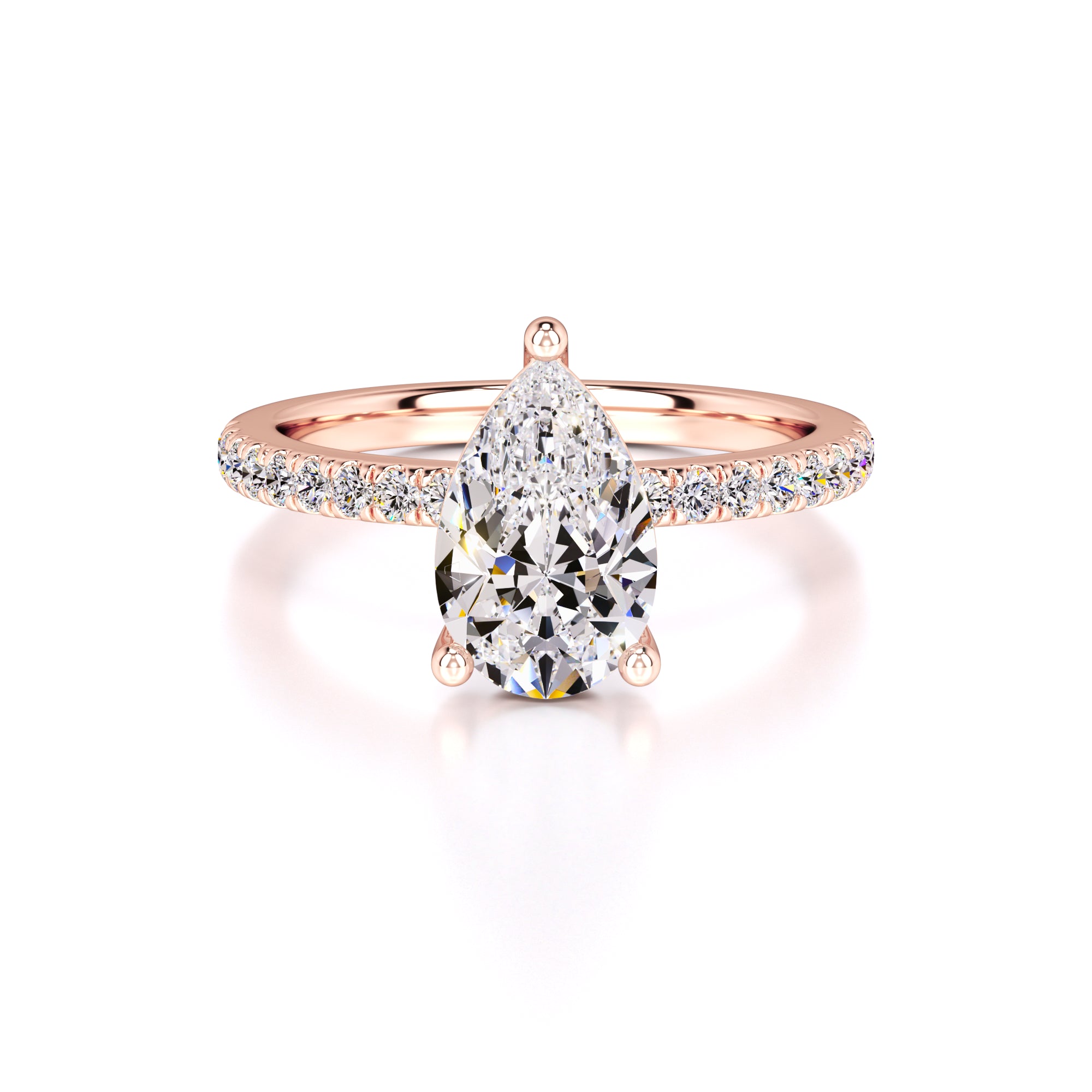 Natalie Lab Grown Diamond Ring | Rose Gold | 1