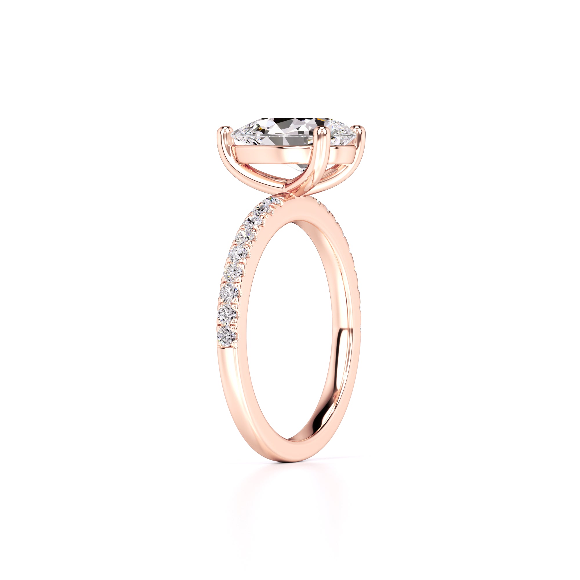 Natalie Lab Grown Diamond Ring | Rose Gold | 3
