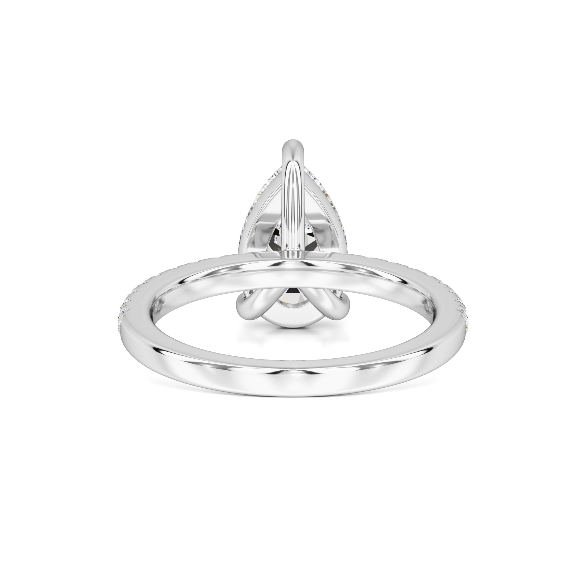 Natalie Moissanite & Lab Grown Diamond Ring | White Gold | 3