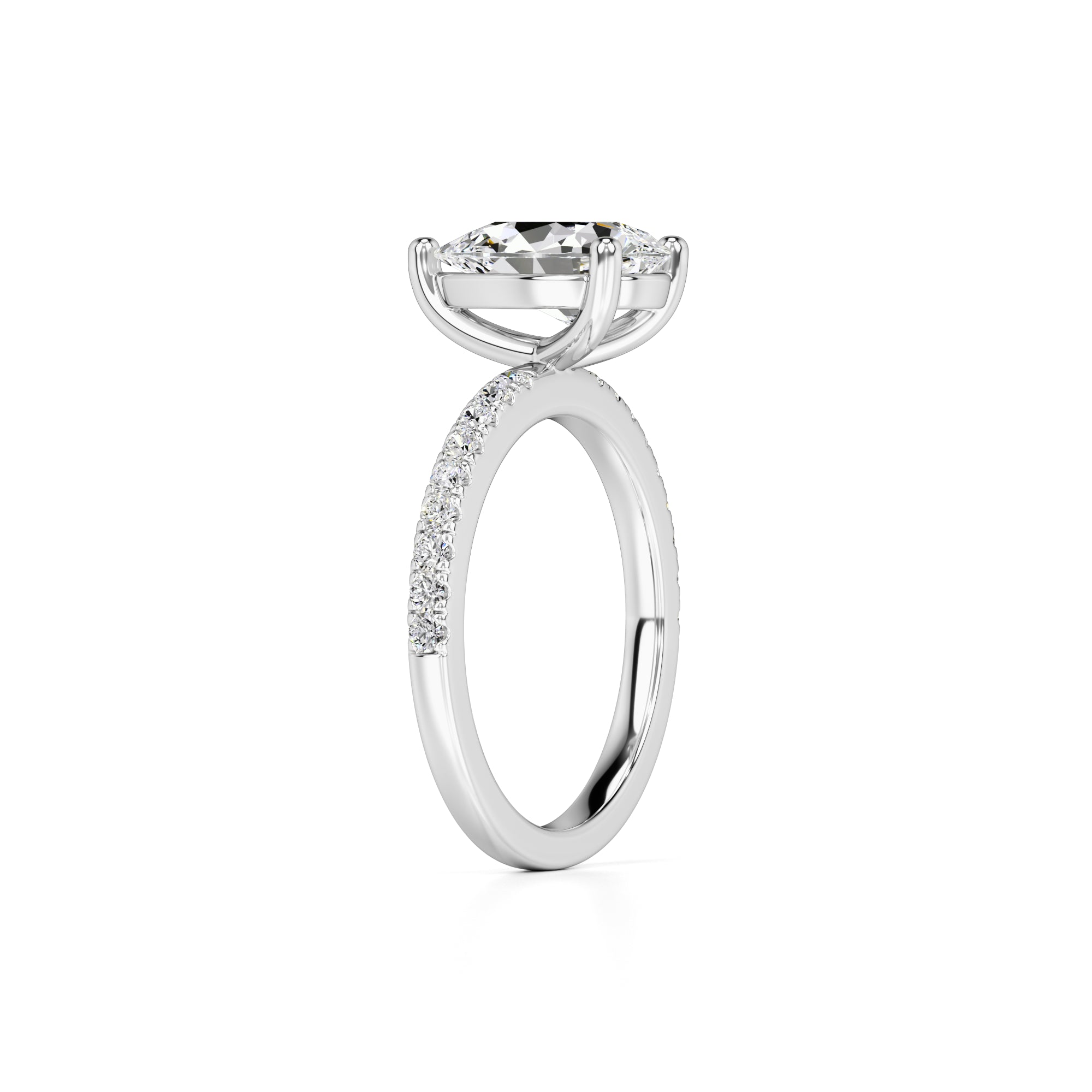 Natalie Lab Grown Diamond Ring | White Gold | 3