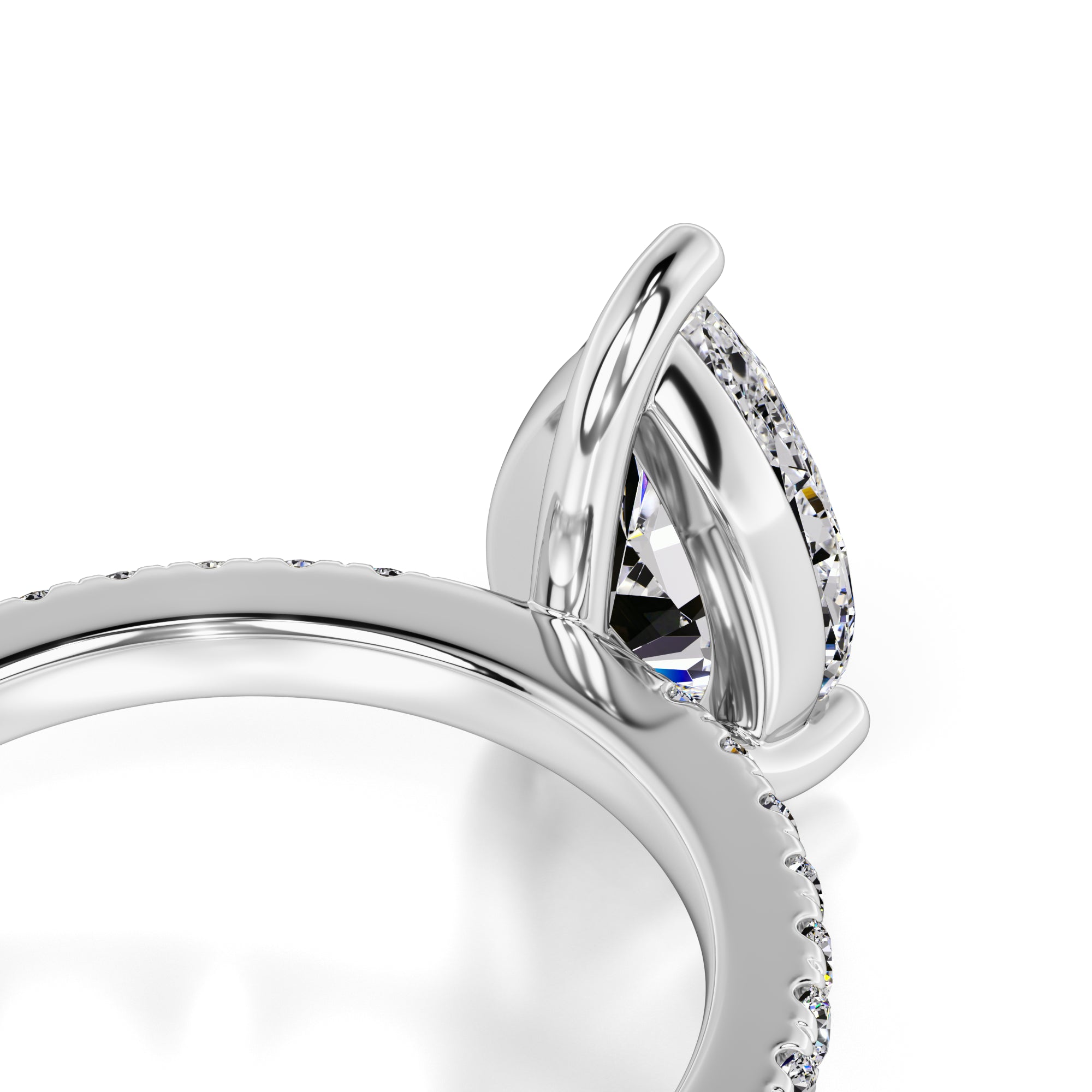 Natalie Lab Grown Diamond Ring | White Gold | 2