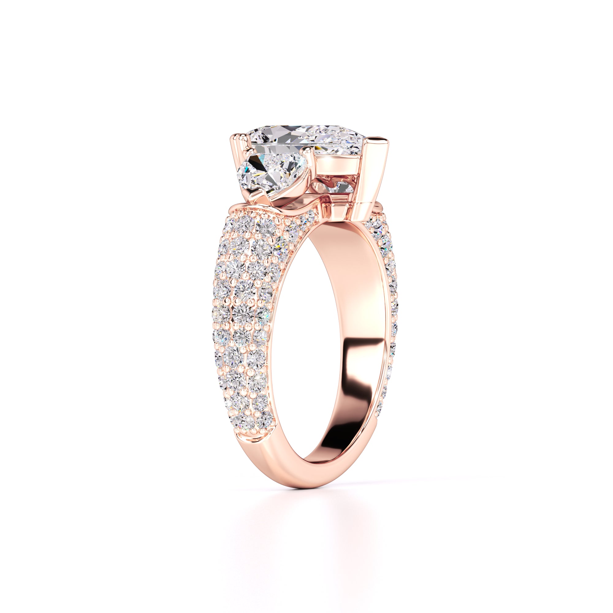 Summer Lab Grown Diamond Ring | Rose Gold | 3