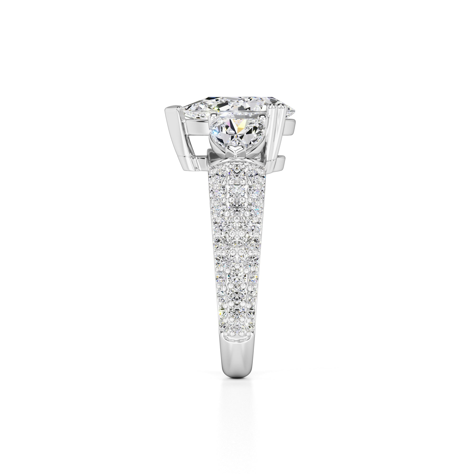 Summer Lab Grown Diamond Ring | White Gold | 4