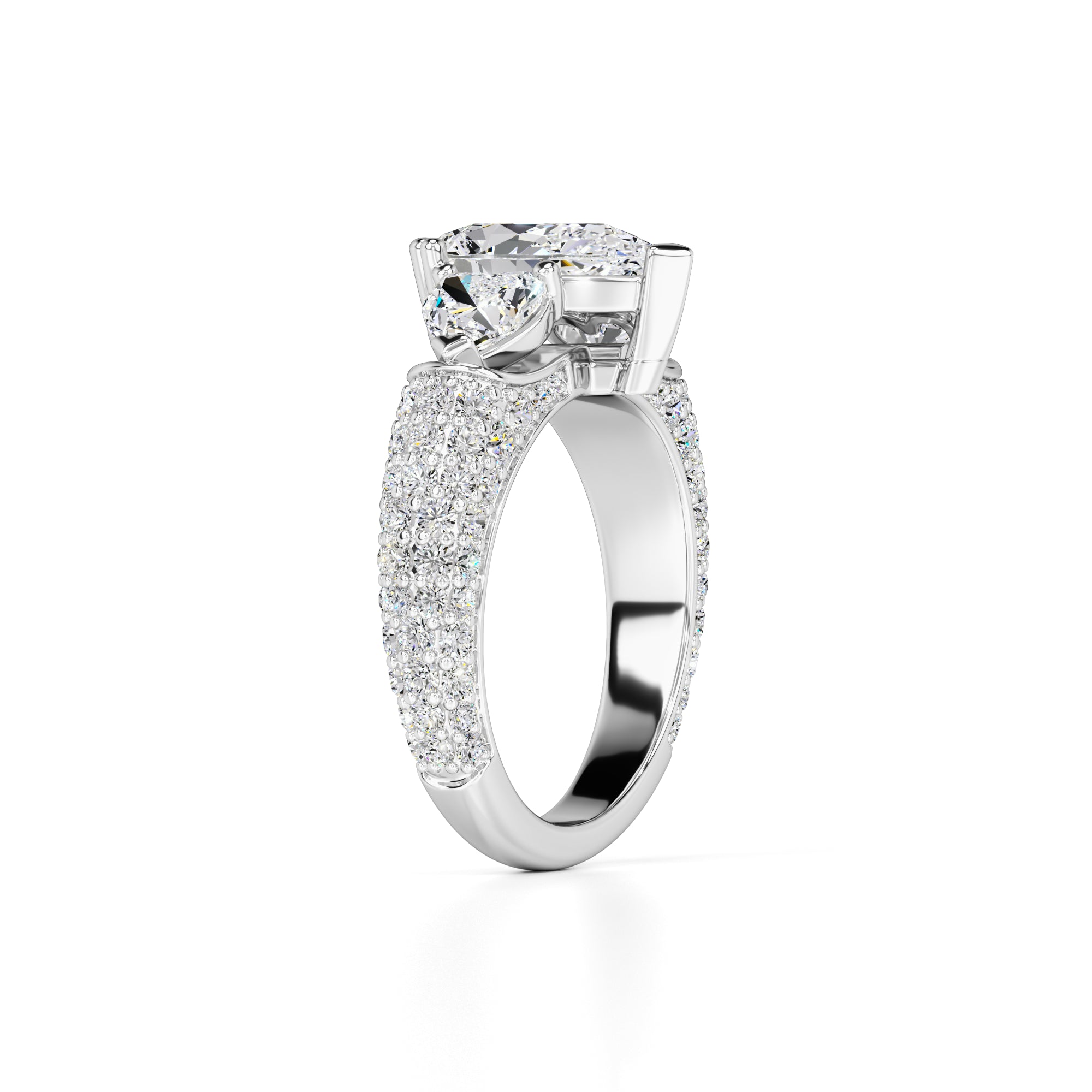 Summer Lab Grown Diamond Ring | White Gold | 3