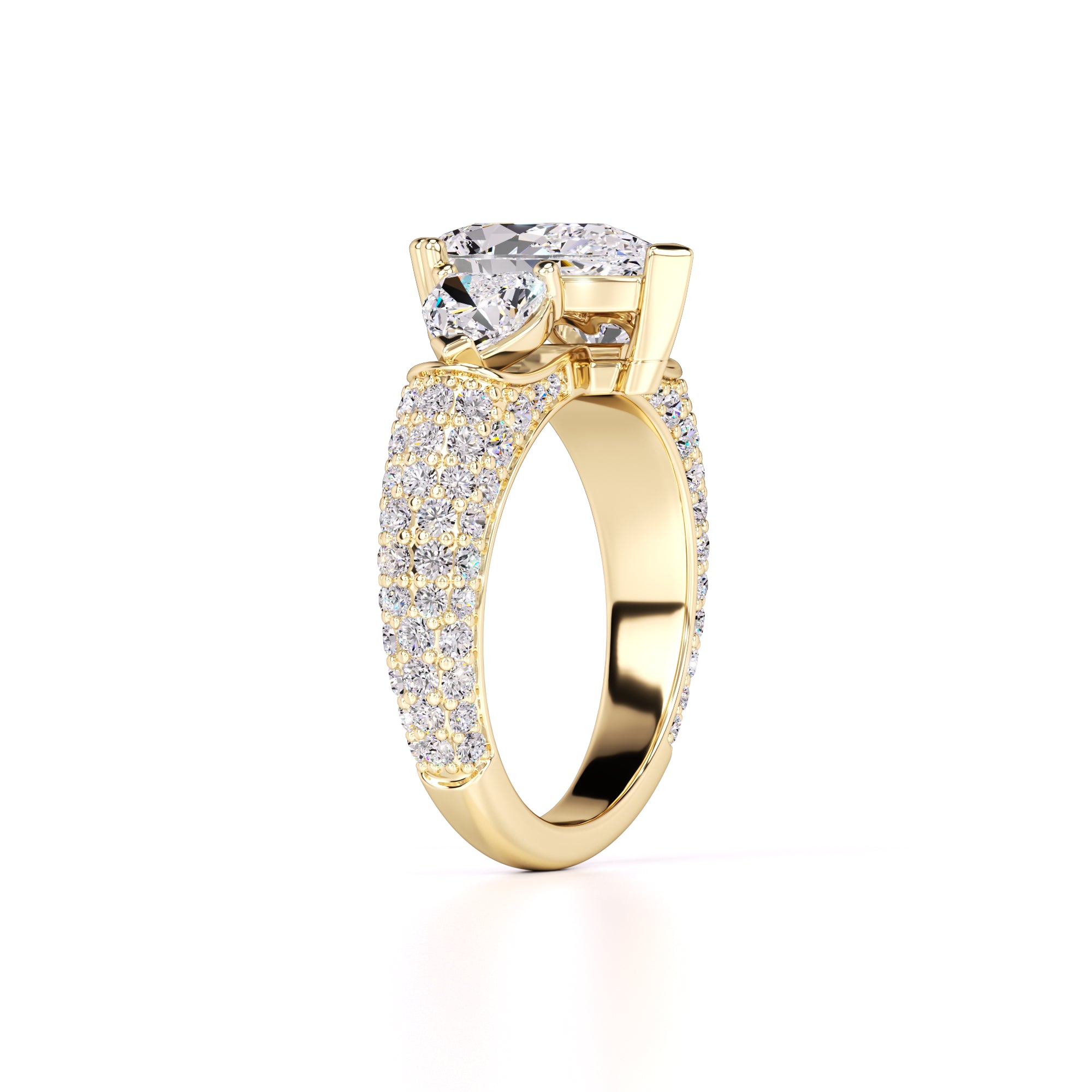 Summer Lab Grown Diamond Ring | Yellow Gold | 3