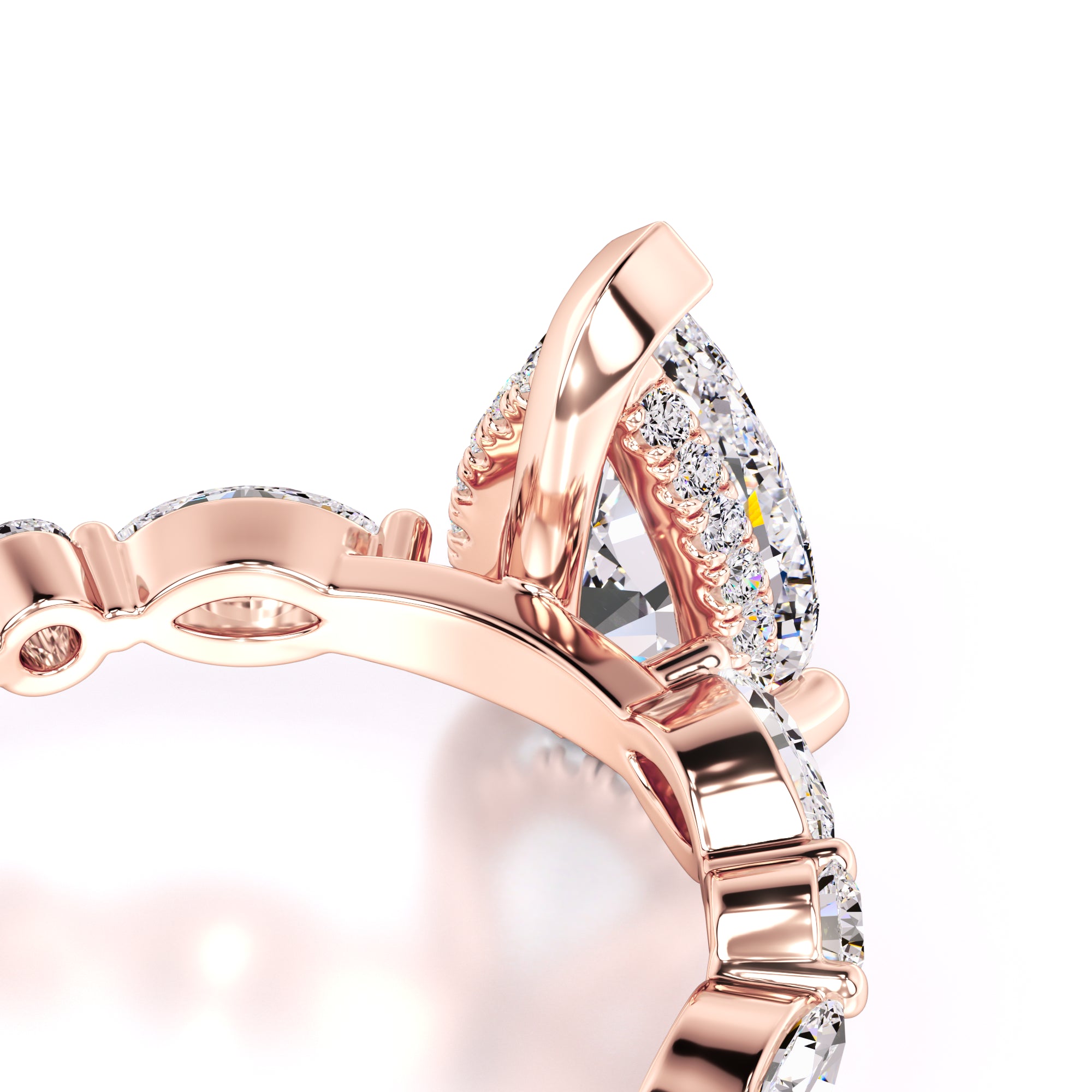 Miley Lab Grown Diamond Ring | Rose Gold | 2