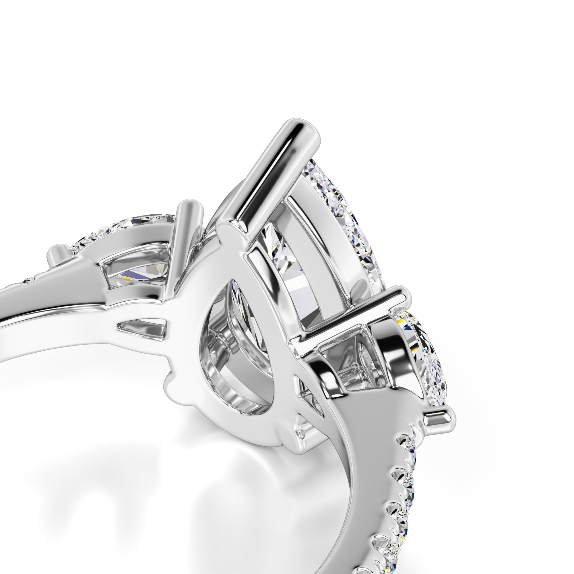 Tina Lab Grown Diamond Ring | White Gold | 2