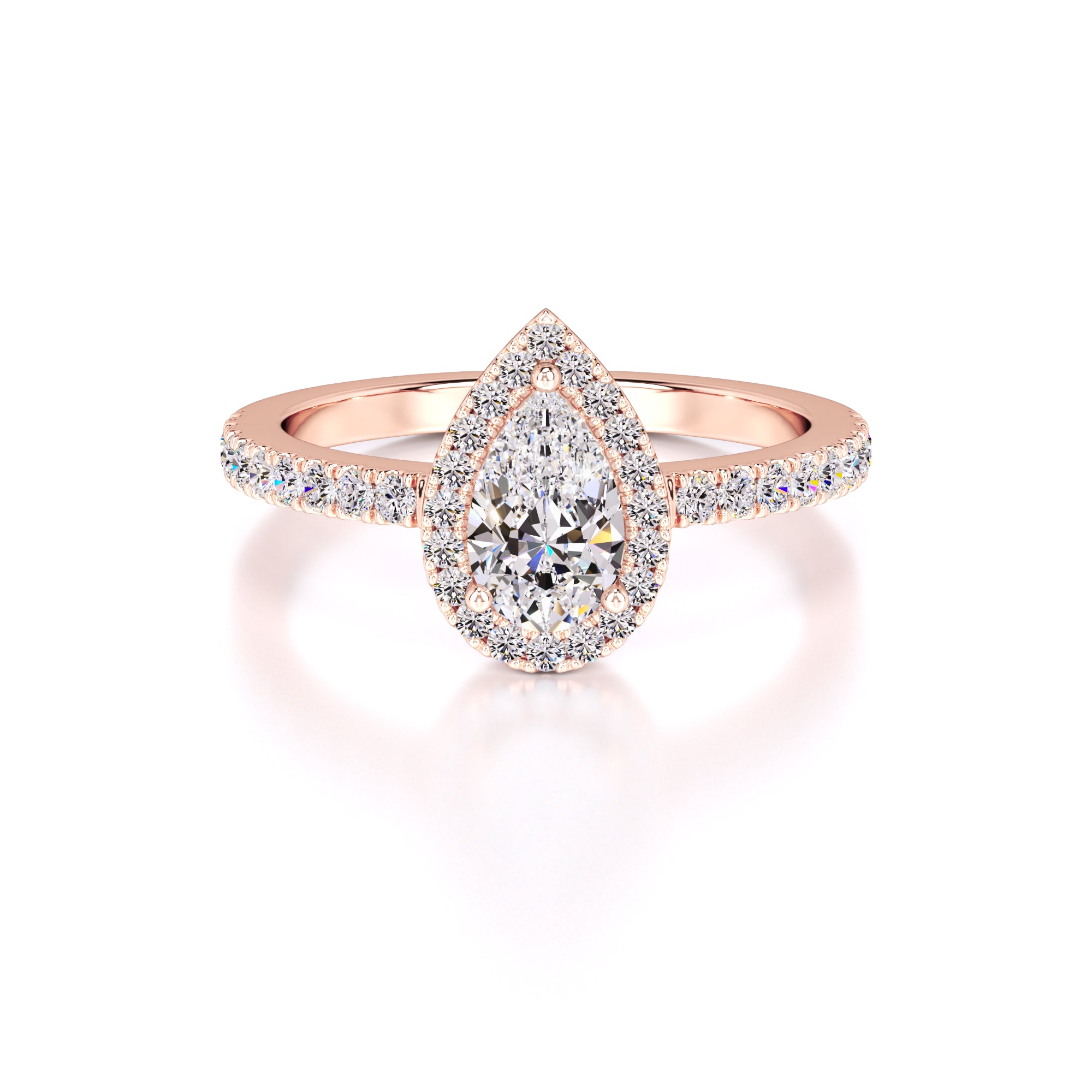 Quinn Lab Grown Diamond Ring | Rose Gold | 1
