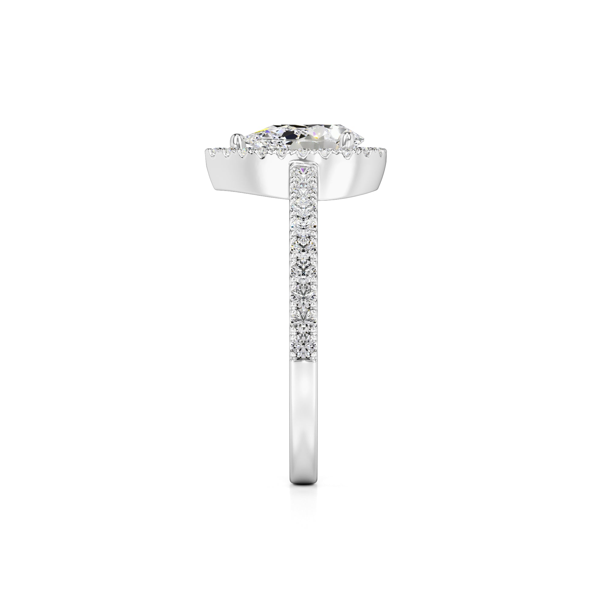 Quinn Lab Grown Diamond Ring | White Gold | 4
