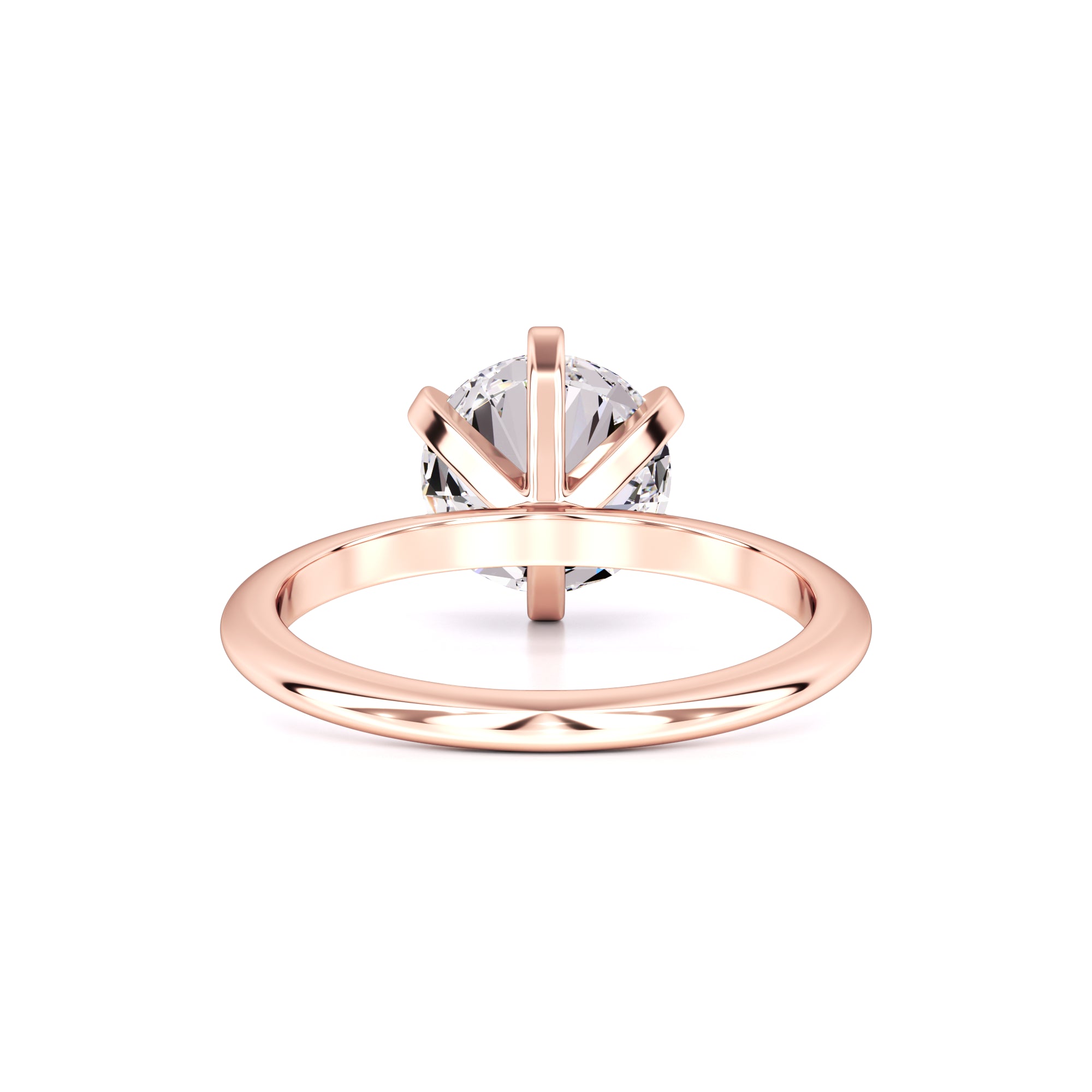 Emily Moissanite Ring | Rose Gold | 3