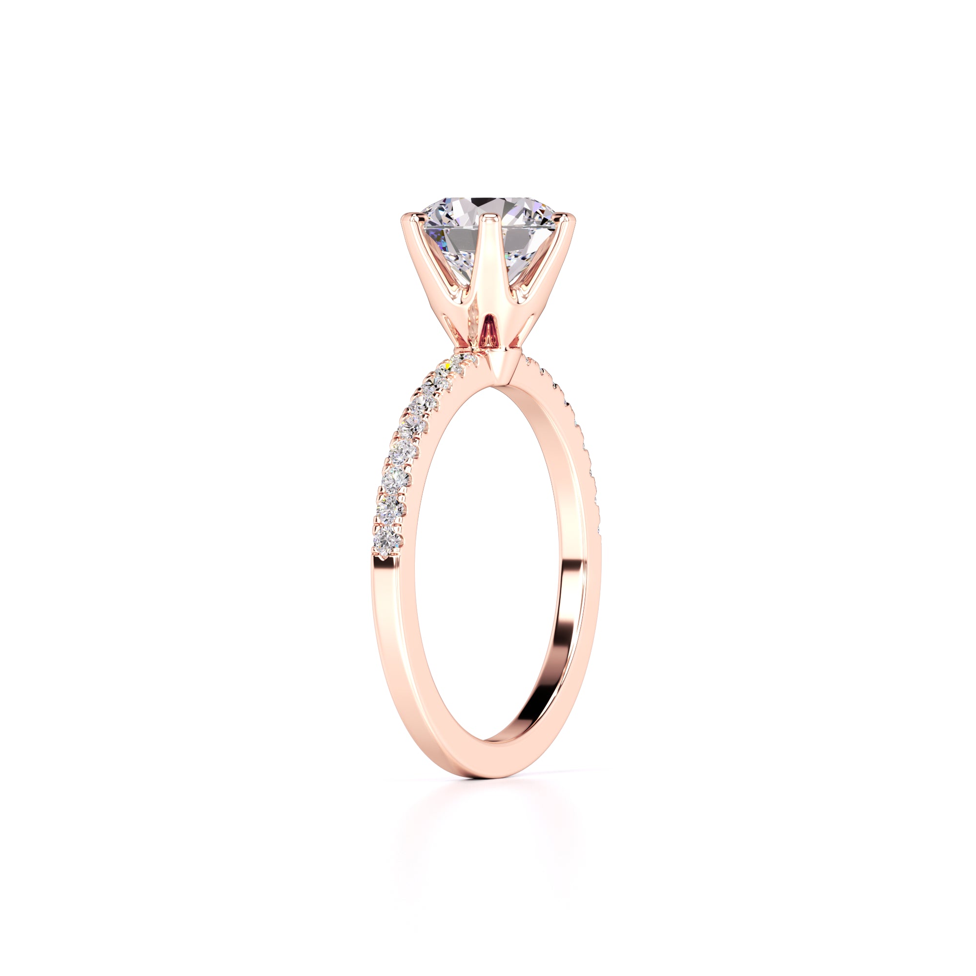 Kiera Lab Grown Diamond Ring | Rose Gold | 3