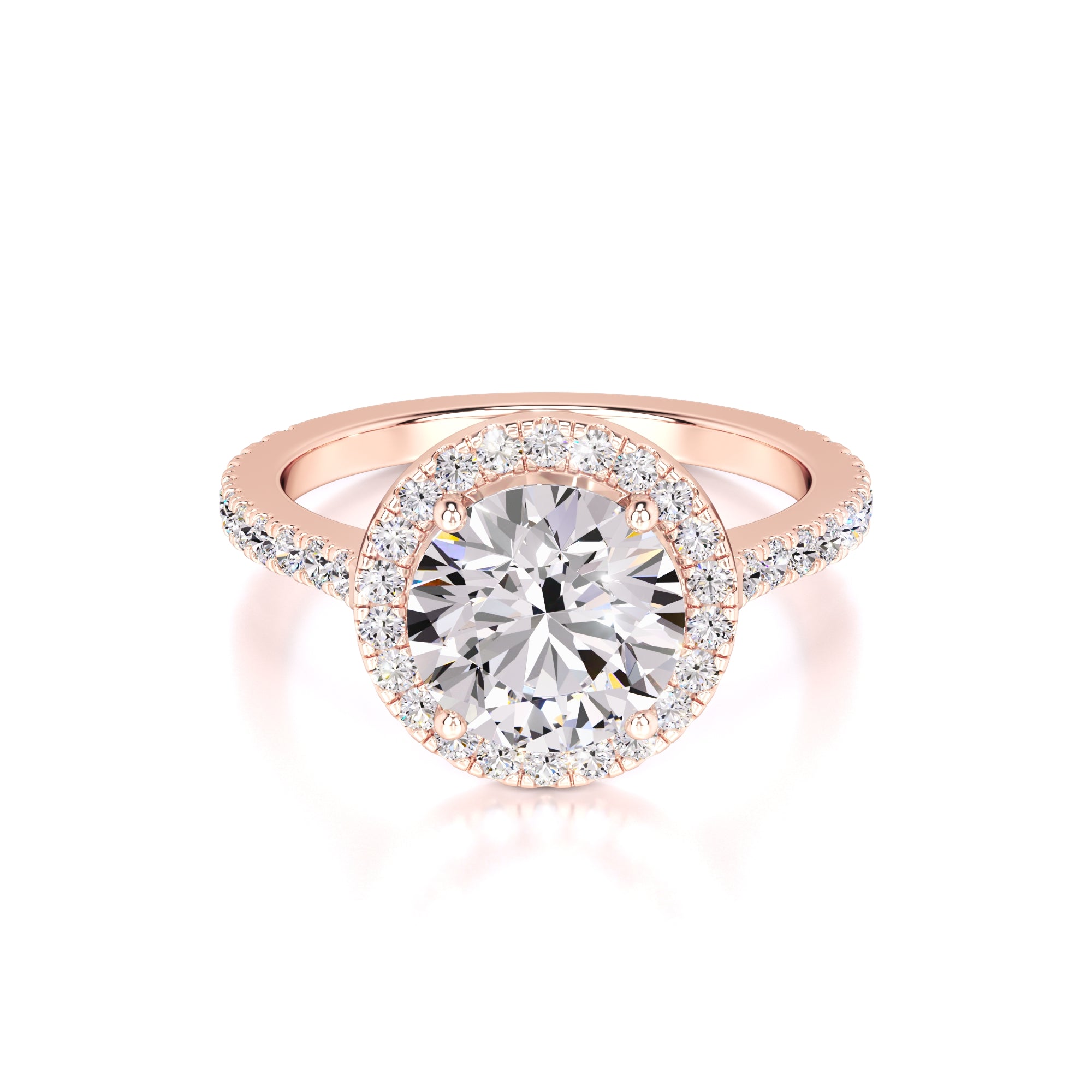 Sophia Lab Grown Diamond Ring | Rose Gold | 1
