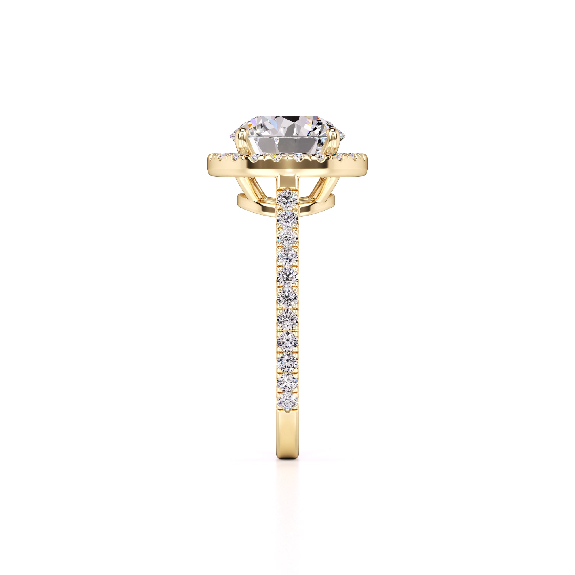 Sophia Lab Grown Diamond Ring | Yellow Gold | 4