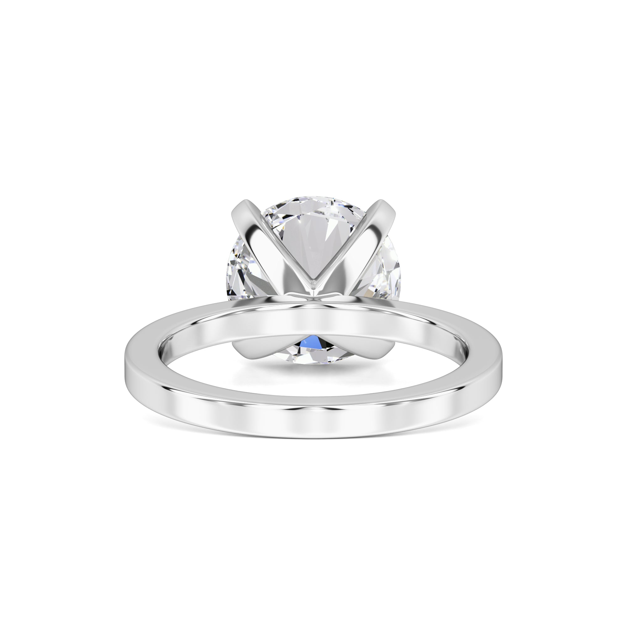 Adele Moissanite Ring | White Gold | 3